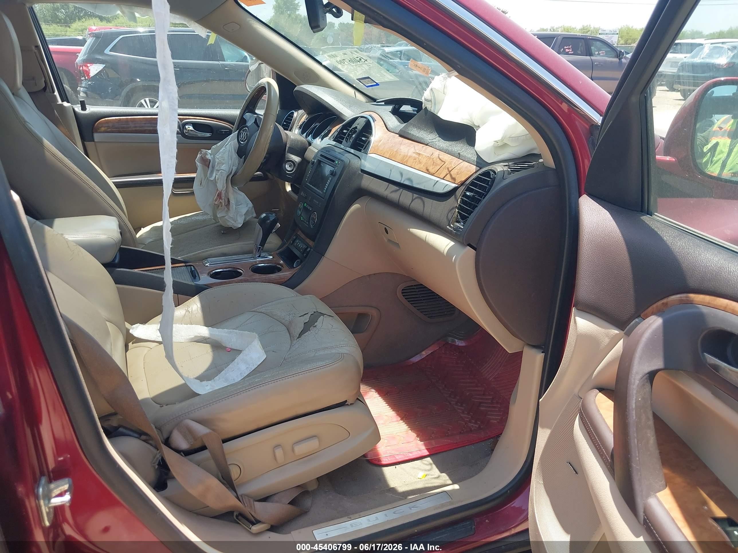 2011 Buick Enclave 1xl Red vin: 5GAKRBED4BJ234596