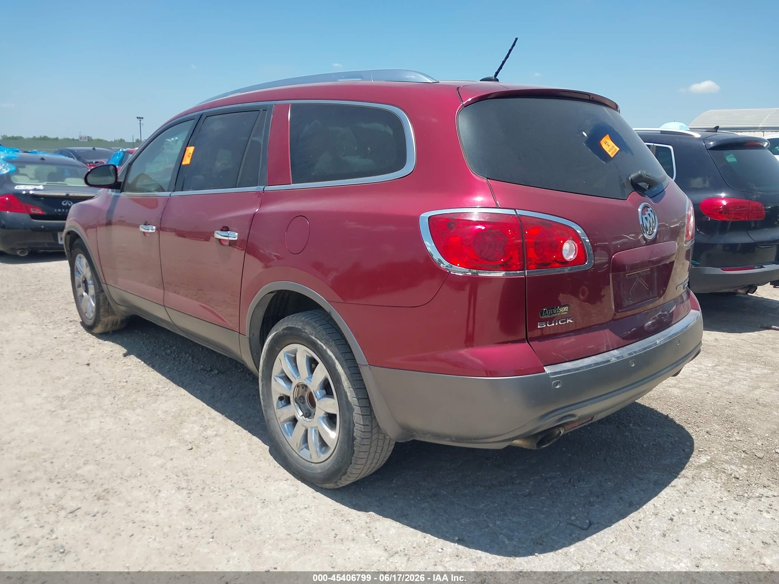 2011 Buick Enclave 1xl Red vin: 5GAKRBED4BJ234596