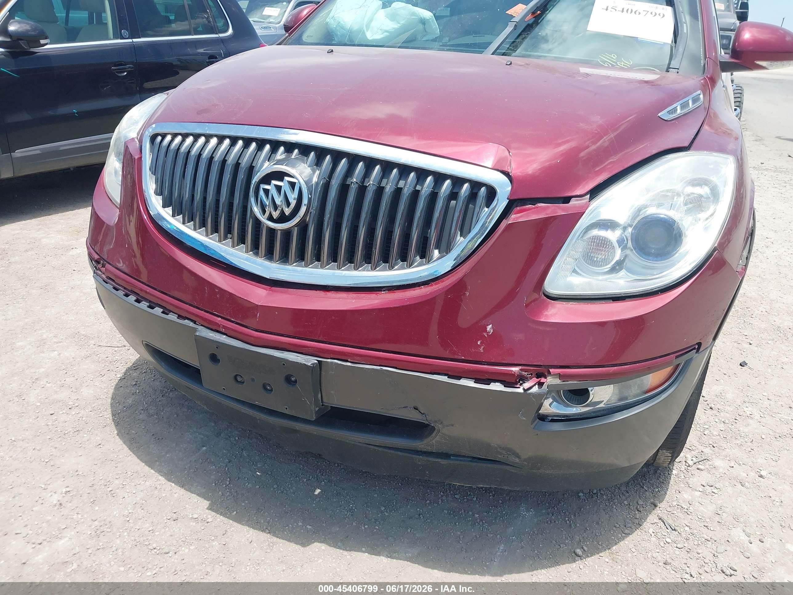 2011 Buick Enclave 1xl Red vin: 5GAKRBED4BJ234596