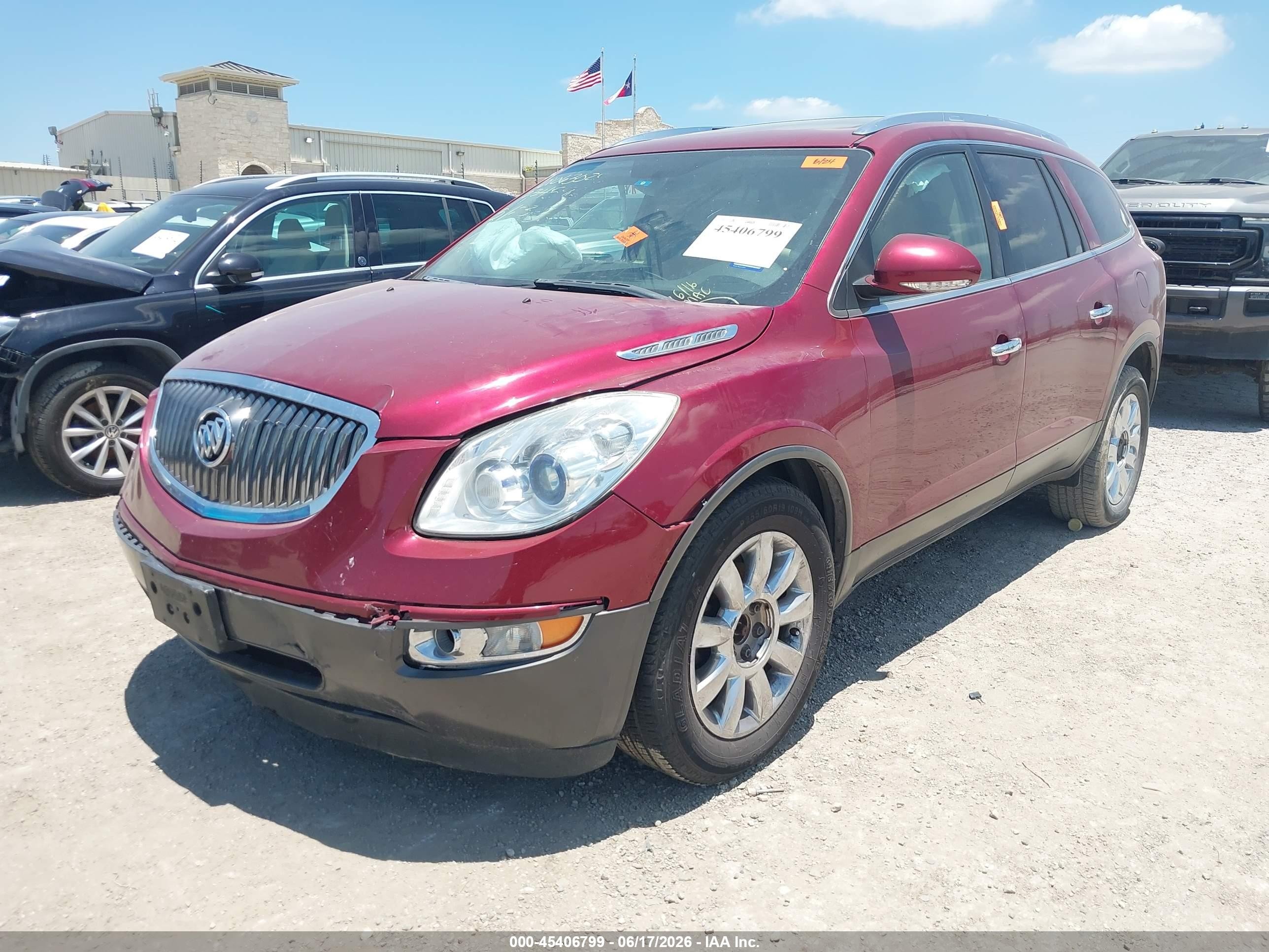 2011 Buick Enclave 1xl Red vin: 5GAKRBED4BJ234596