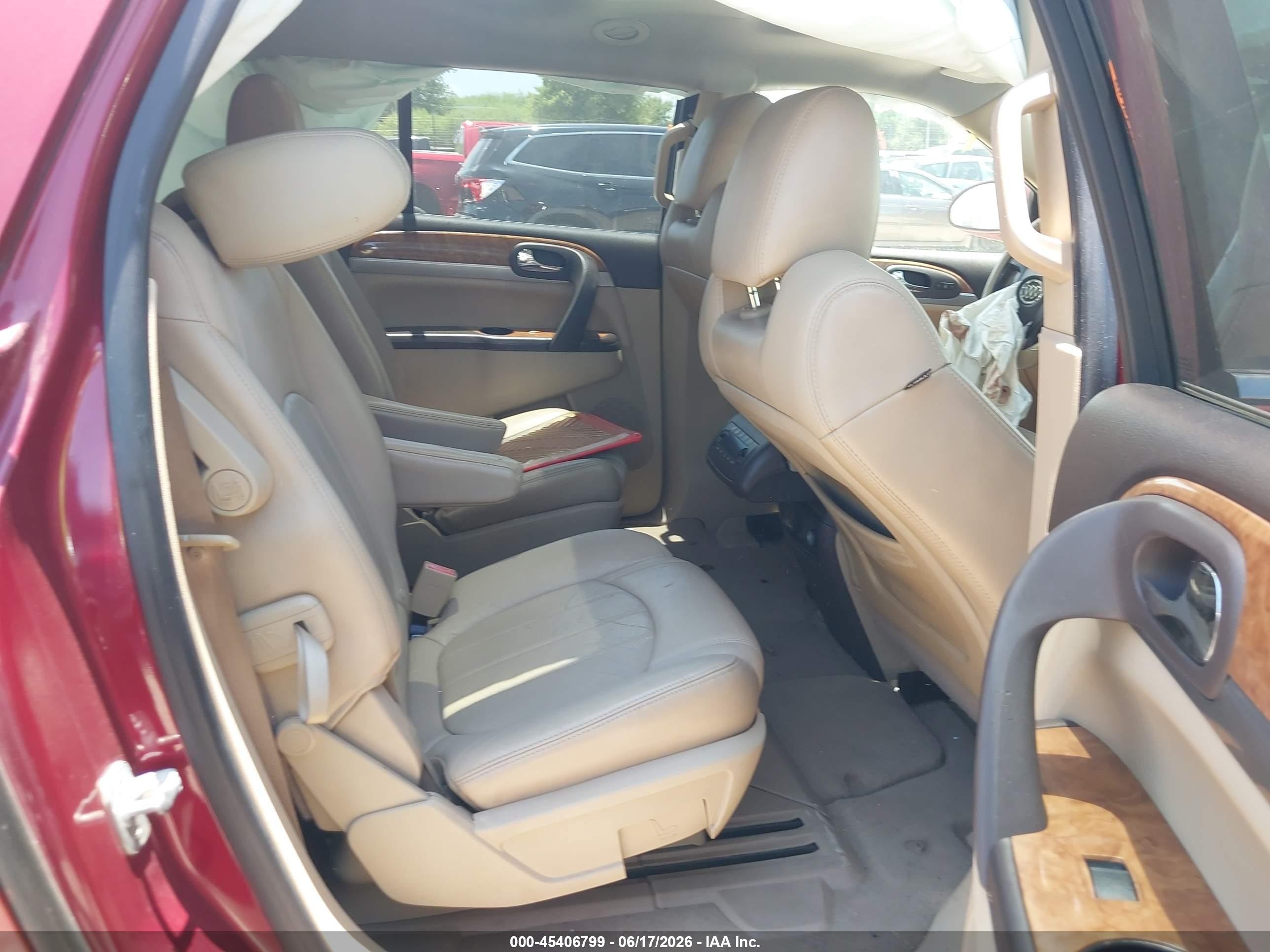 2011 Buick Enclave 1xl Red vin: 5GAKRBED4BJ234596