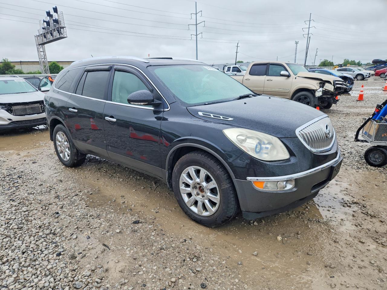 2011 Buick Enclave Cxl Black vin: 5GAKRBED5BJ342368