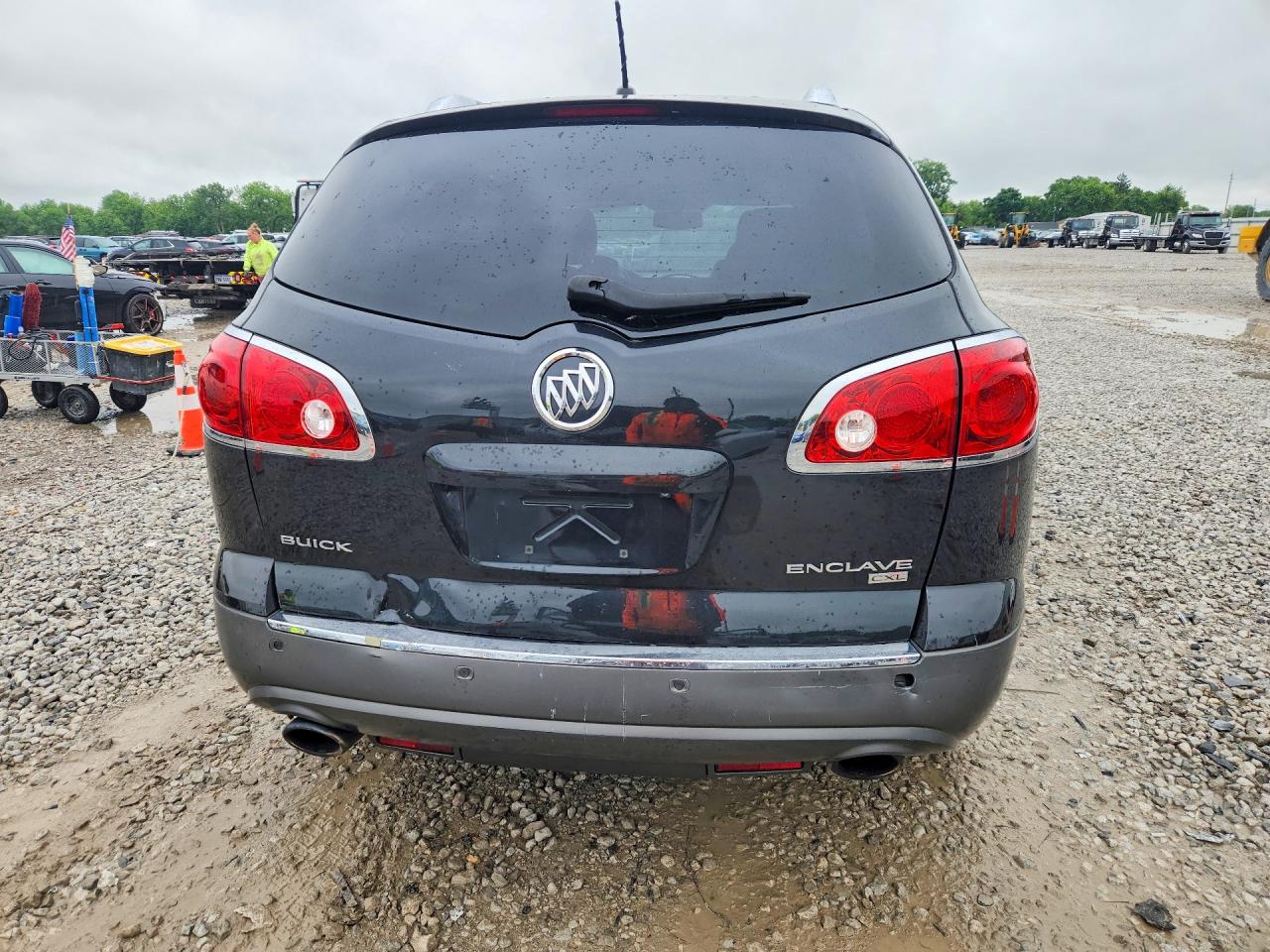 2011 Buick Enclave Cxl Black vin: 5GAKRBED5BJ342368