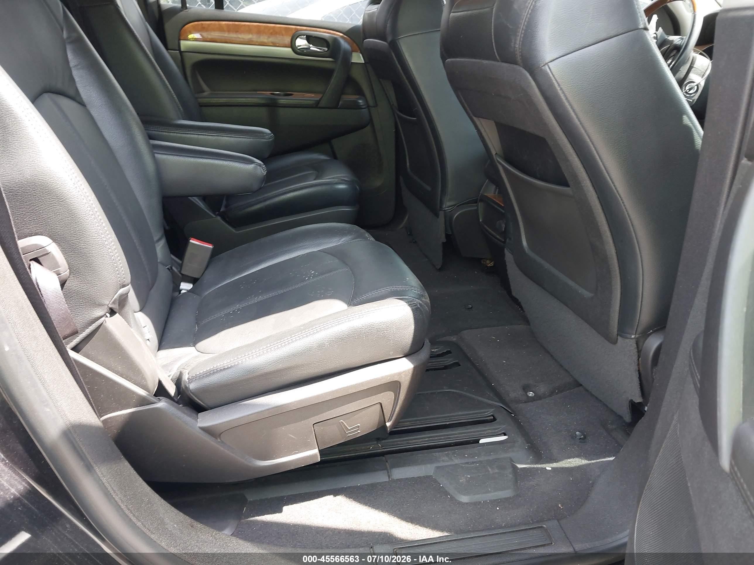 2012 Buick Enclave Convenience Black vin: 5GAKRBED5CJ119538