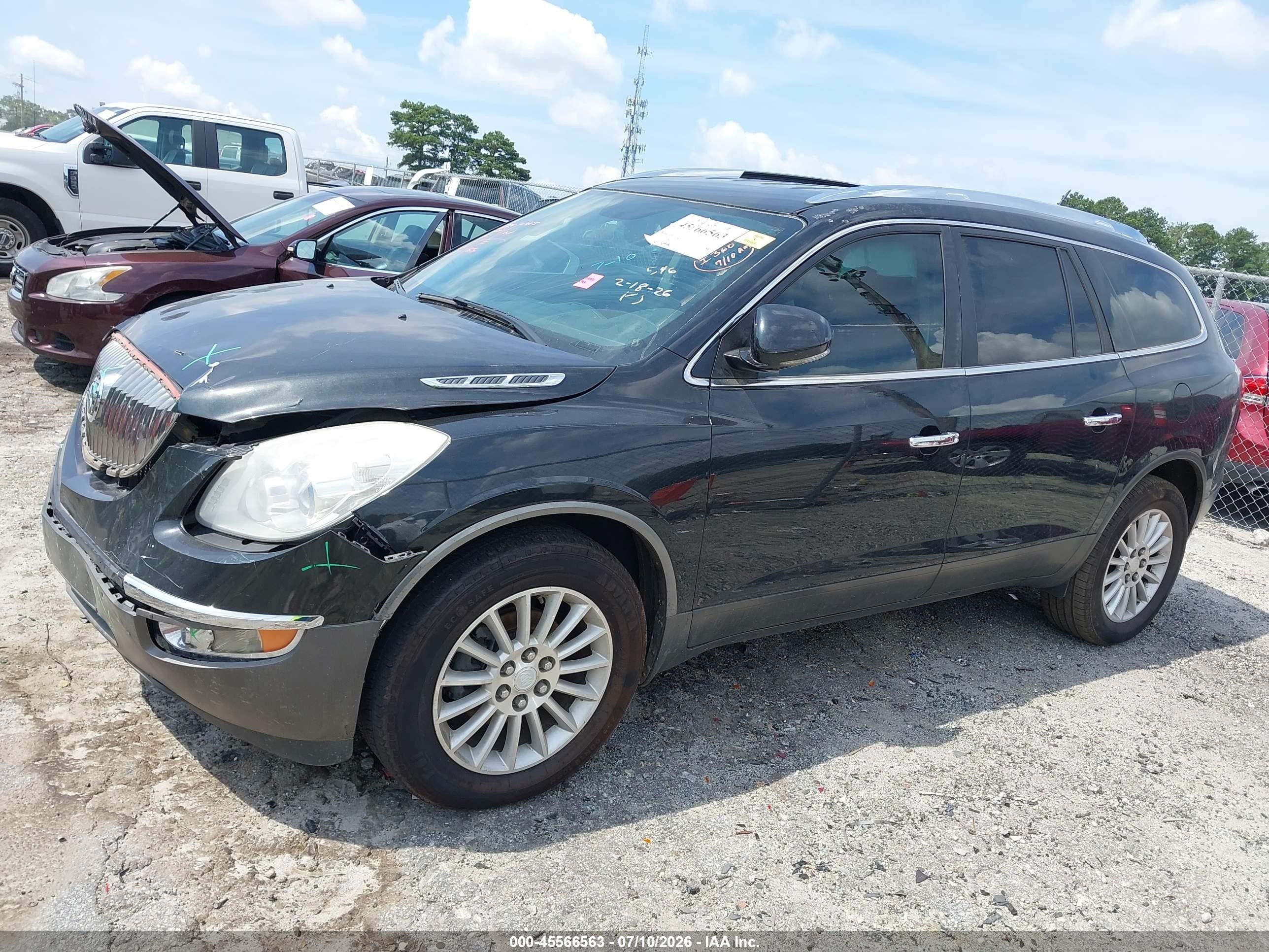 2012 Buick Enclave Convenience Black vin: 5GAKRBED5CJ119538