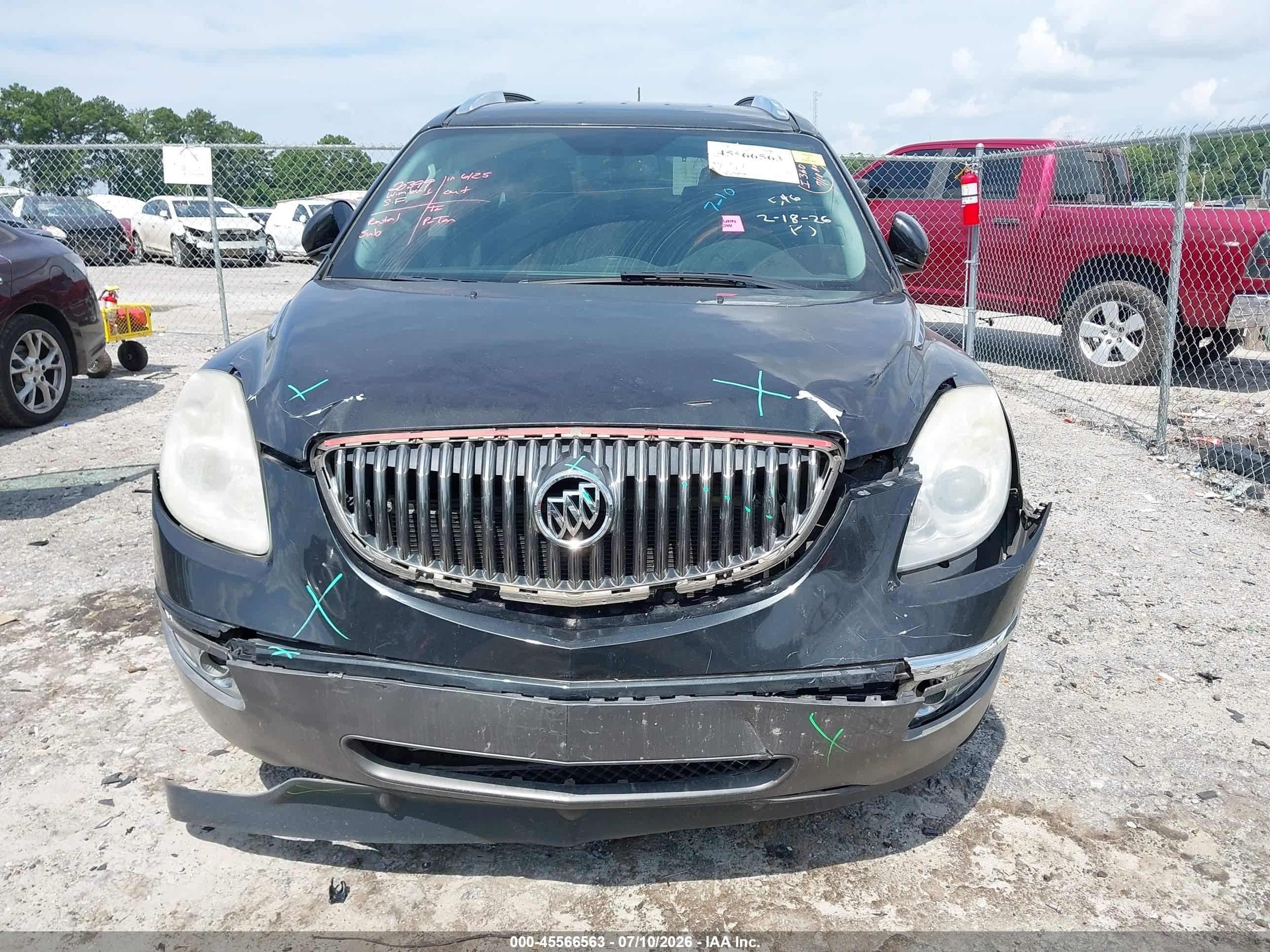 2012 Buick Enclave Convenience Black vin: 5GAKRBED5CJ119538