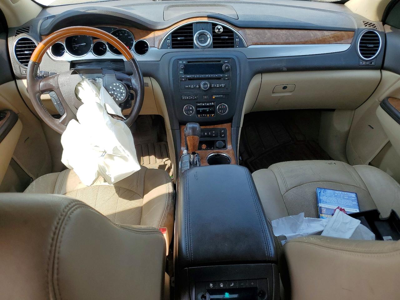 2011 Buick Enclave Cxl White vin: 5GAKRBED6BJ188382