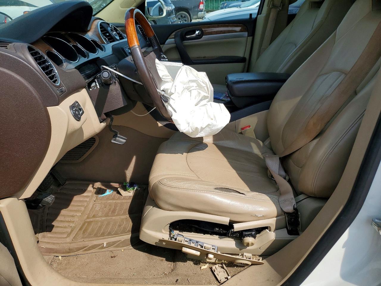 2011 Buick Enclave Cxl White vin: 5GAKRBED6BJ188382