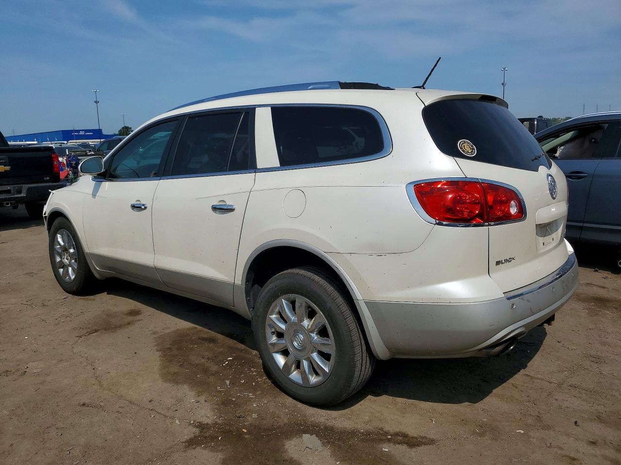 2011 Buick Enclave Cxl White vin: 5GAKRBED6BJ188382