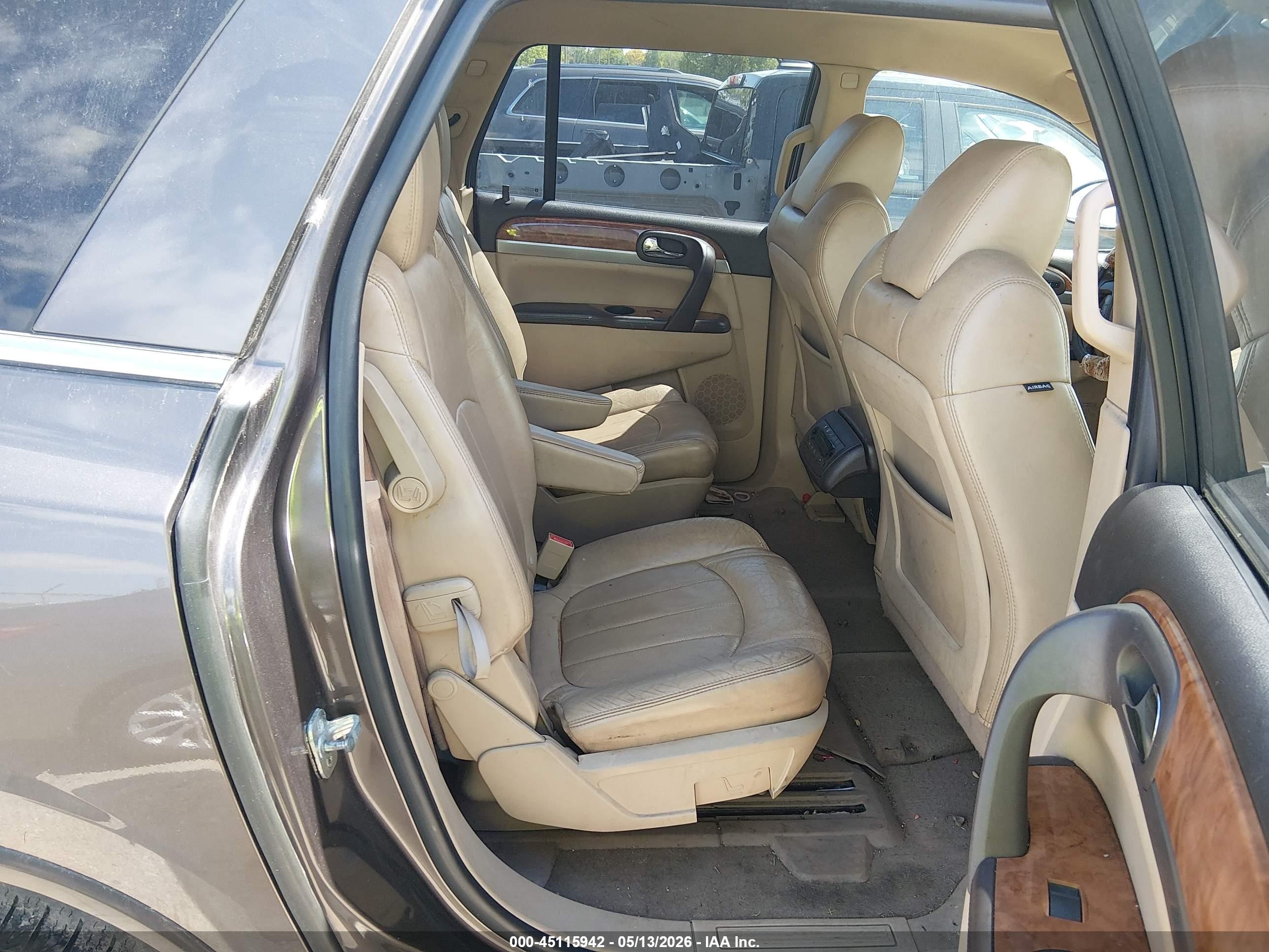 2011 Buick Enclave 1xl Brown vin: 5GAKRBED6BJ196725