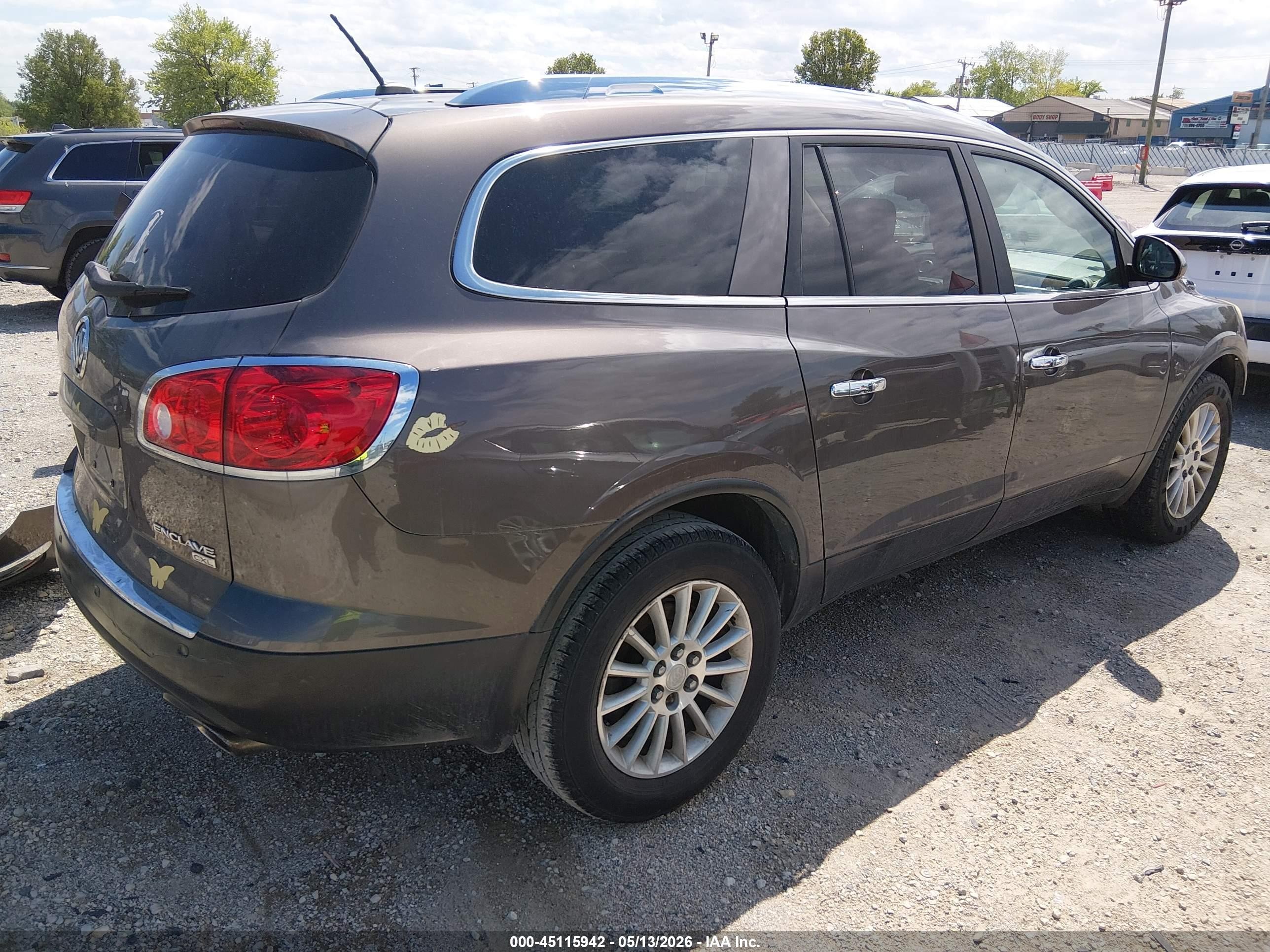 2011 Buick Enclave 1xl Brown vin: 5GAKRBED6BJ196725
