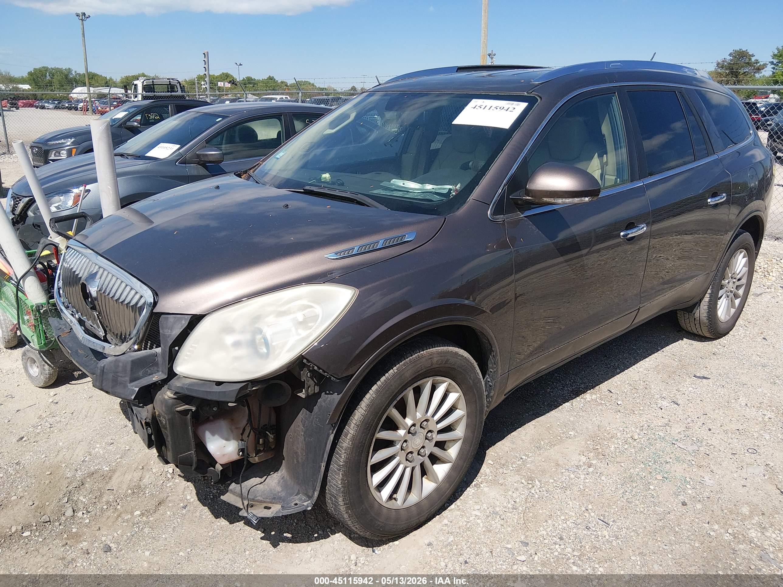 2011 Buick Enclave 1xl Brown vin: 5GAKRBED6BJ196725
