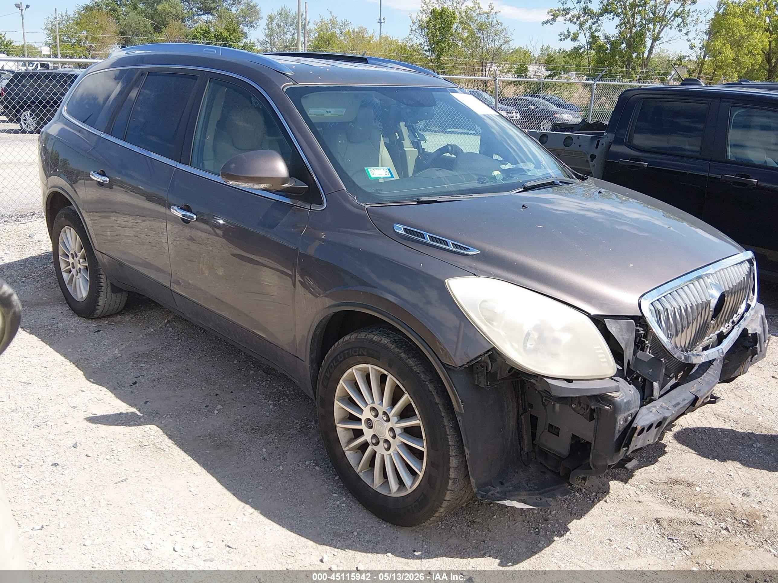 2011 Buick Enclave 1xl Brown vin: 5GAKRBED6BJ196725