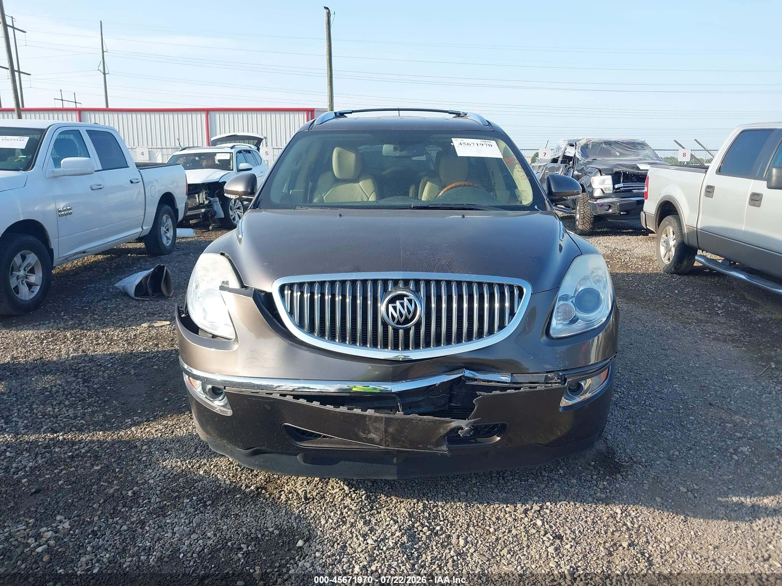 2011 Buick Enclave 1xl Коричневый vin: 5GAKRBED7BJ213080
