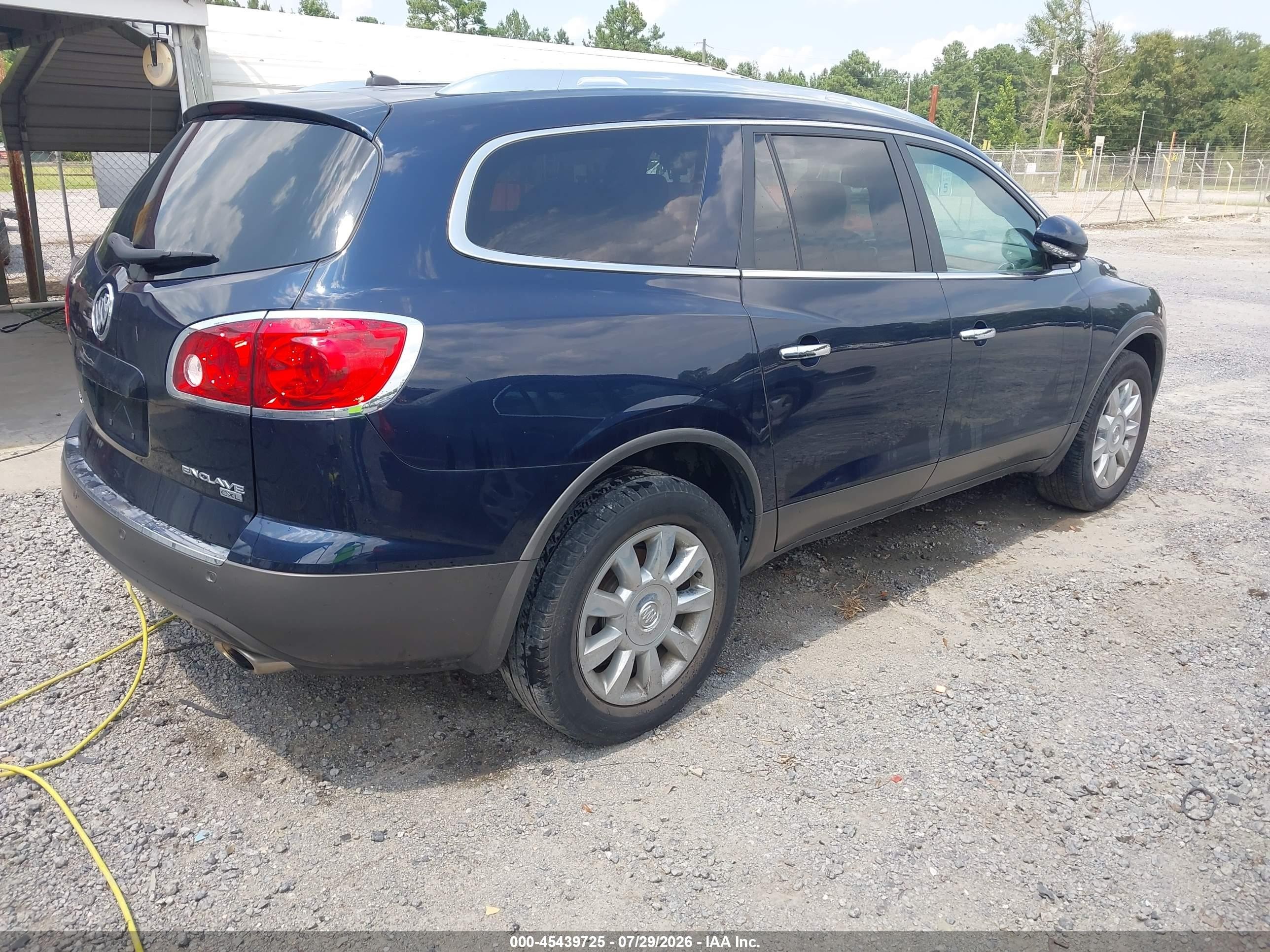 2011 Buick Enclave 1xl Синий vin: 5GAKRBED7BJ239873