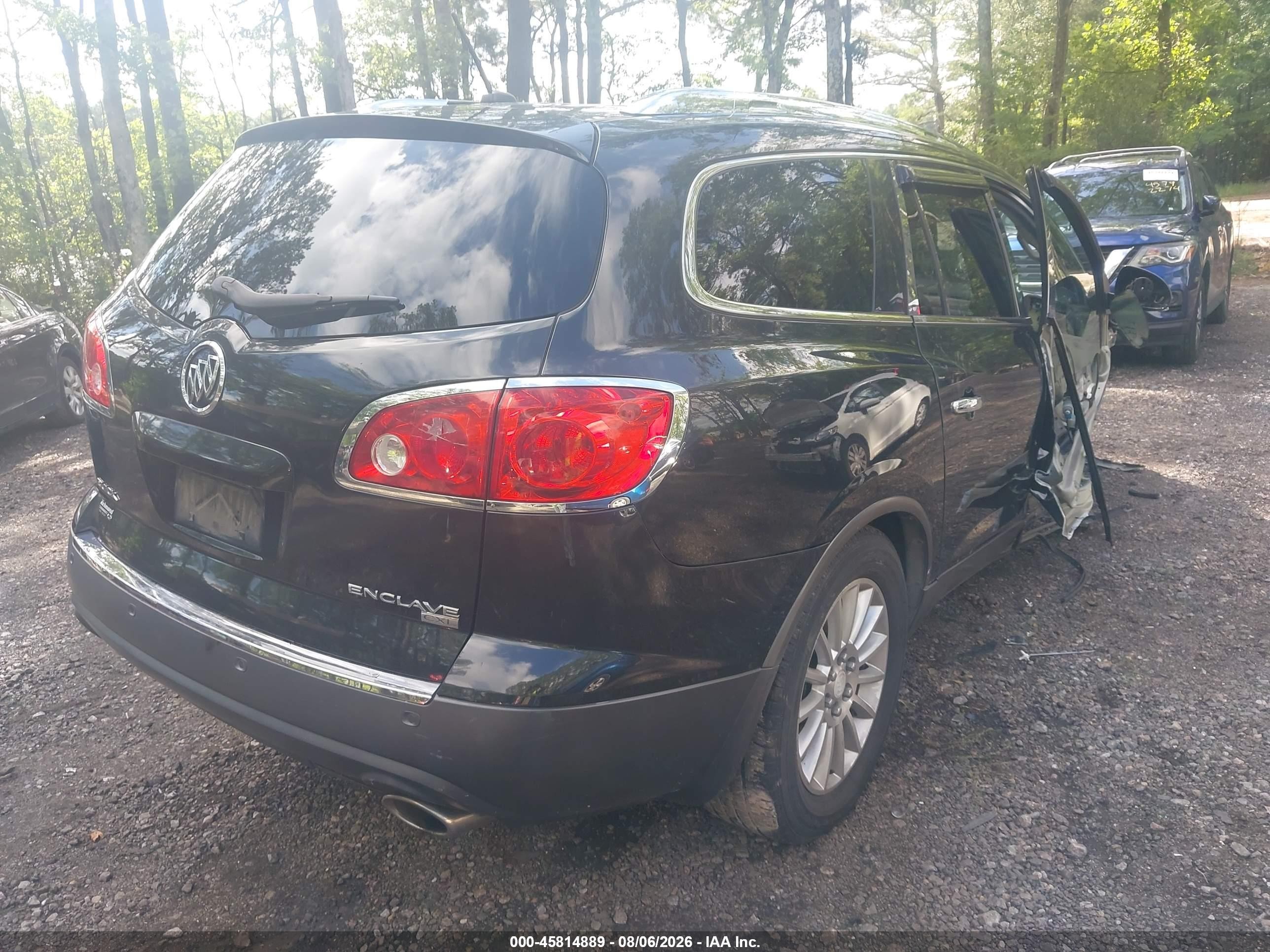 2011 Buick Enclave 1xl Black vin: 5GAKRBED7BJ411772