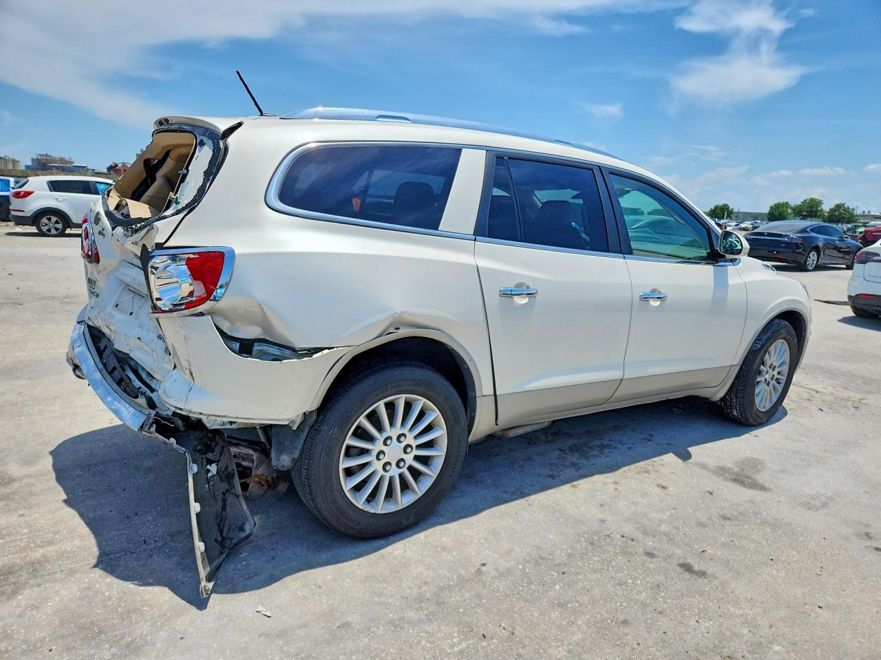 2011 Buick Enclave Cxl Cream vin: 5GAKRBED8BJ209118