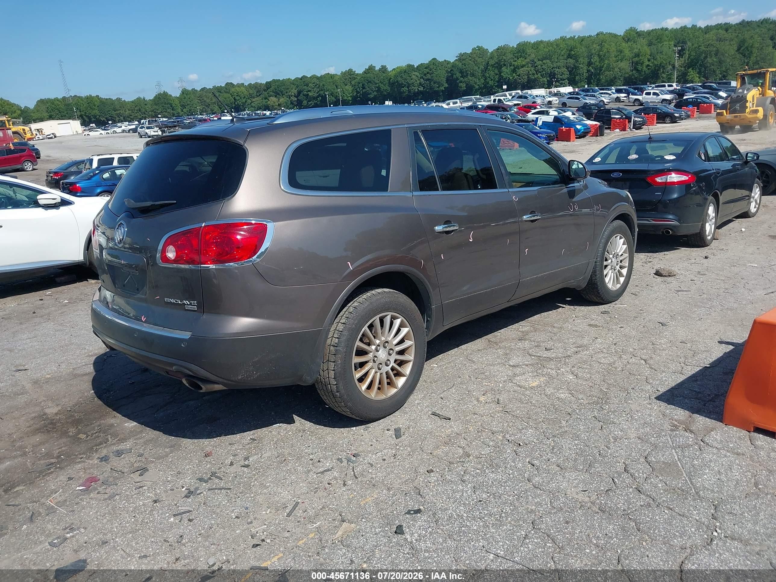 2011 Buick Enclave 1xl Champagne vin: 5GAKRBED8BJ320610