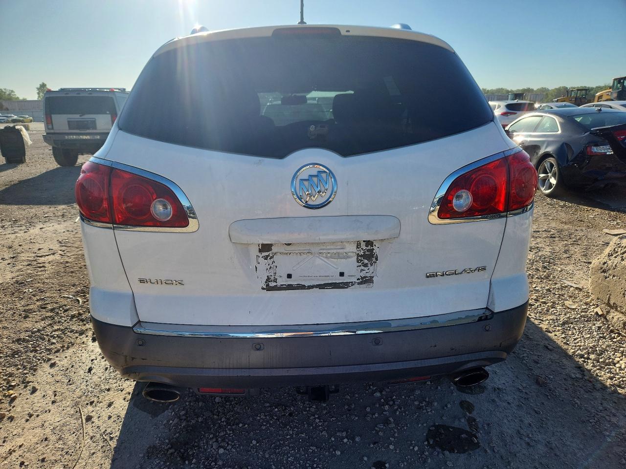 2012 Buick Enclave White vin: 5GAKRBED8CJ363698