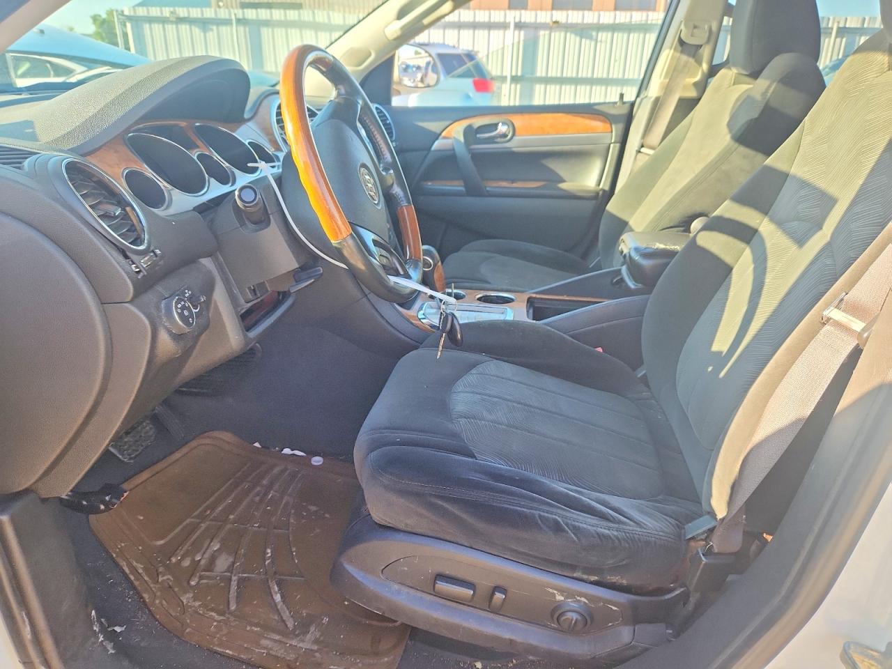2012 Buick Enclave White vin: 5GAKRBED8CJ363698