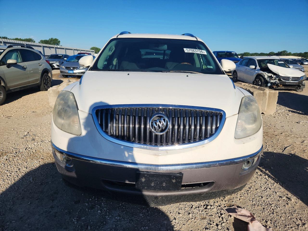2012 Buick Enclave White vin: 5GAKRBED8CJ363698