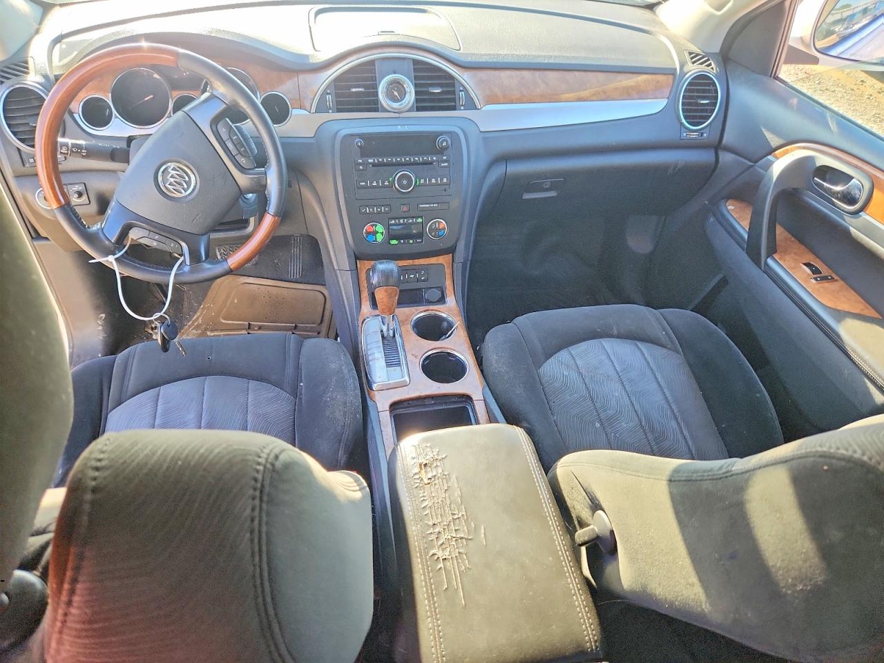 2012 Buick Enclave White vin: 5GAKRBED8CJ363698