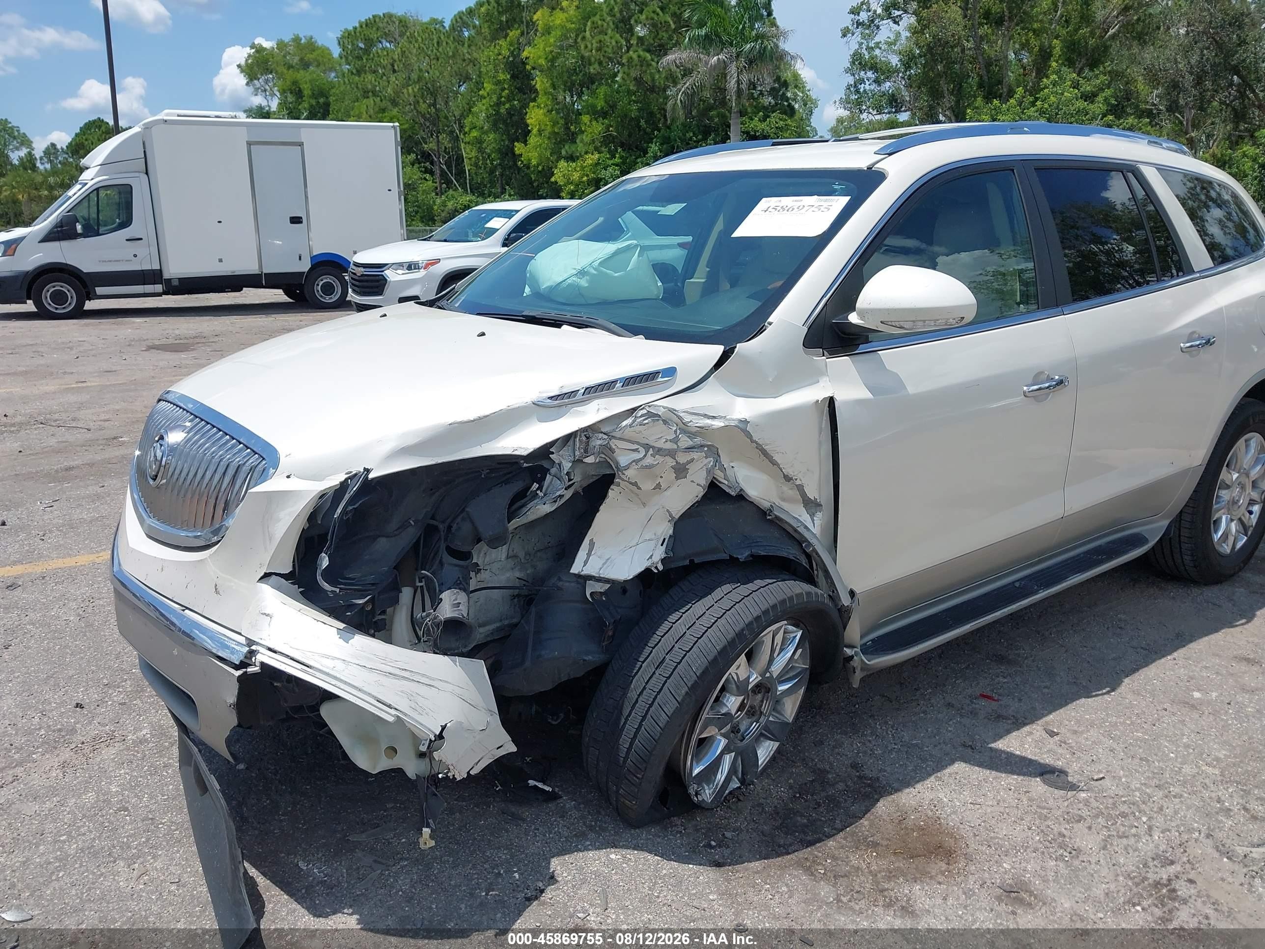 2011 Buick Enclave 1xl Cream vin: 5GAKRBED9BJ255007