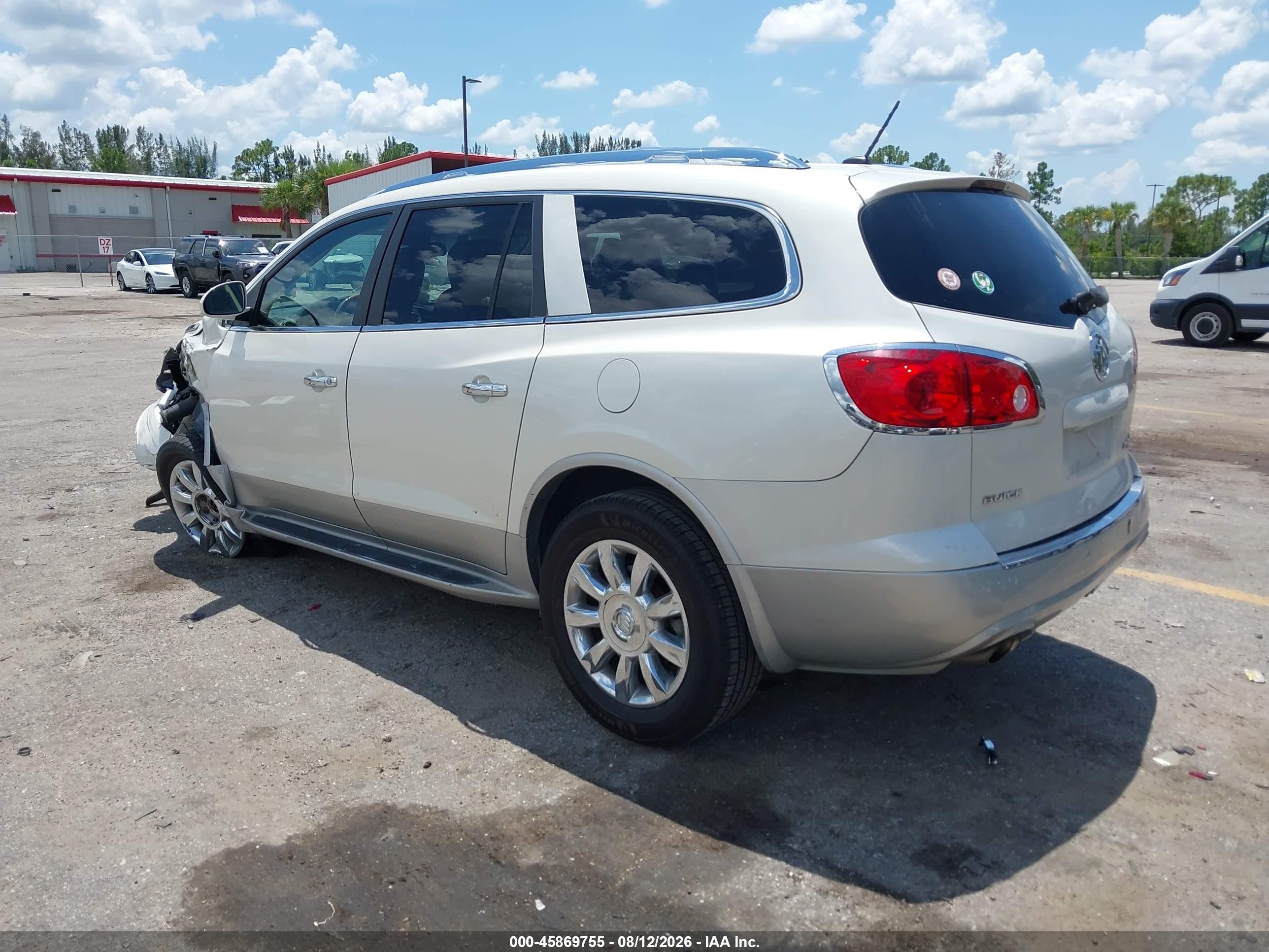 2011 Buick Enclave 1xl Cream vin: 5GAKRBED9BJ255007