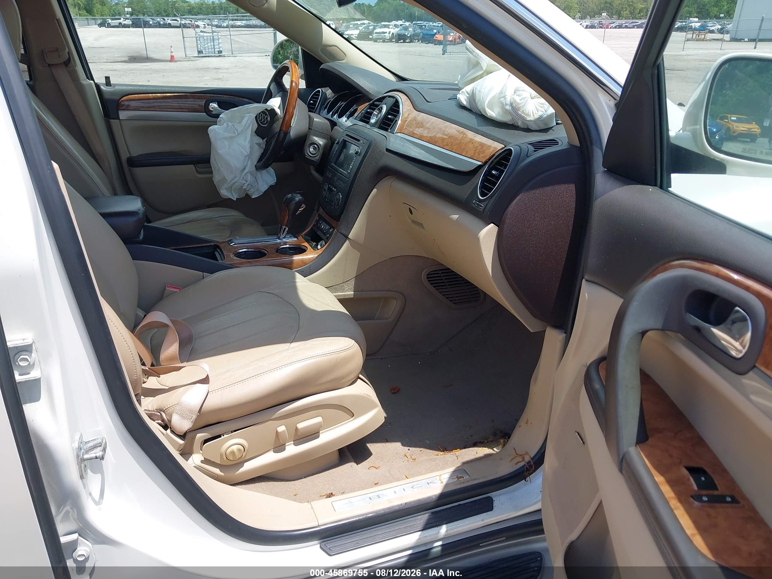 2011 Buick Enclave 1xl Cream vin: 5GAKRBED9BJ255007
