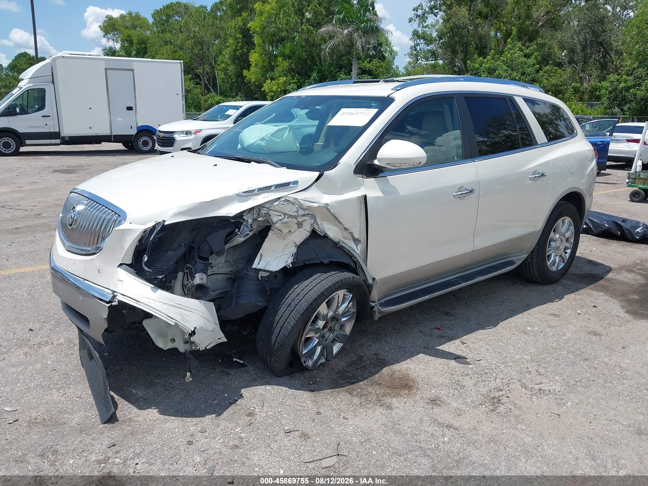 2011 Buick Enclave 1xl Cream vin: 5GAKRBED9BJ255007