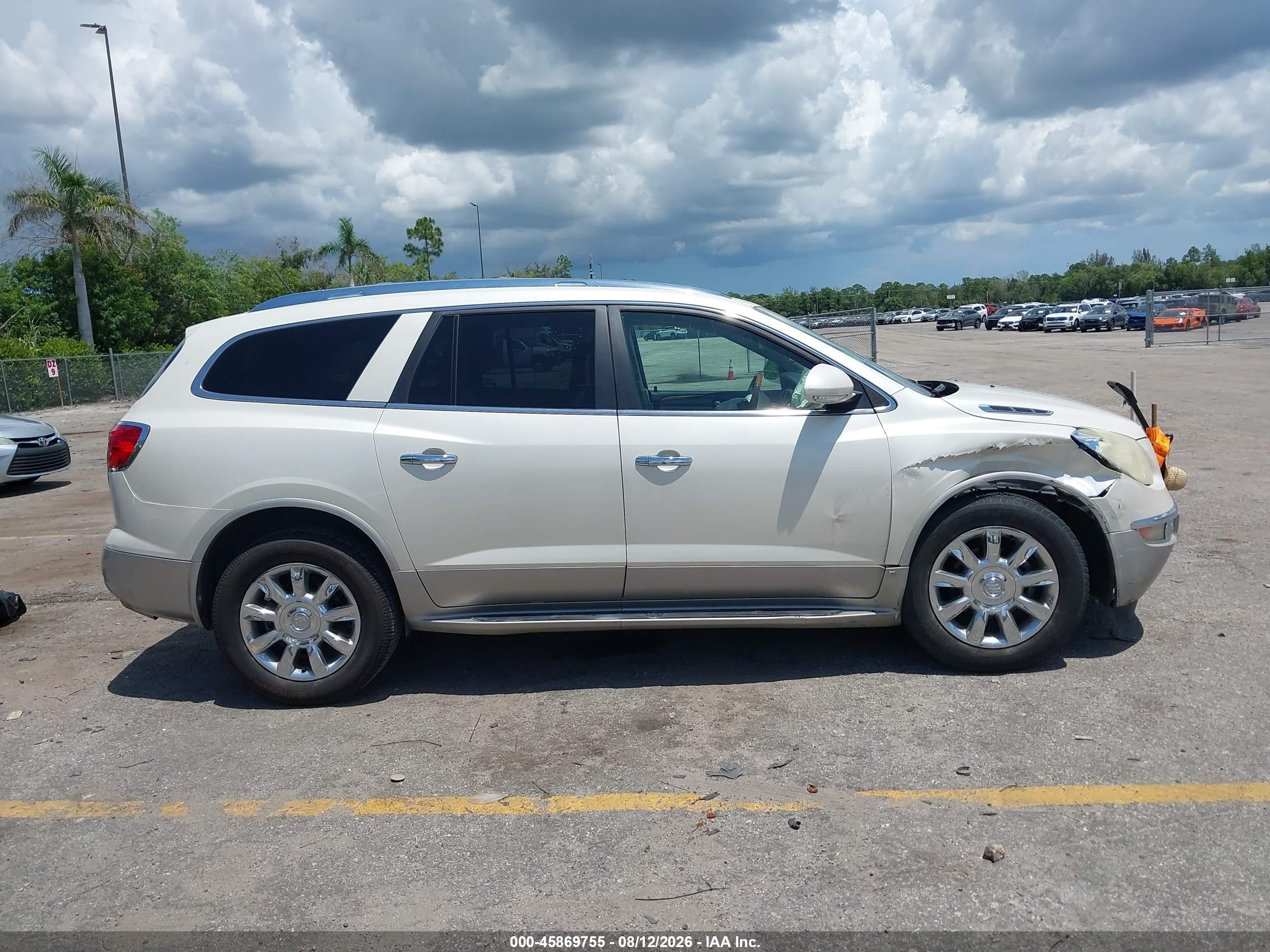 2011 Buick Enclave 1xl Cream vin: 5GAKRBED9BJ255007