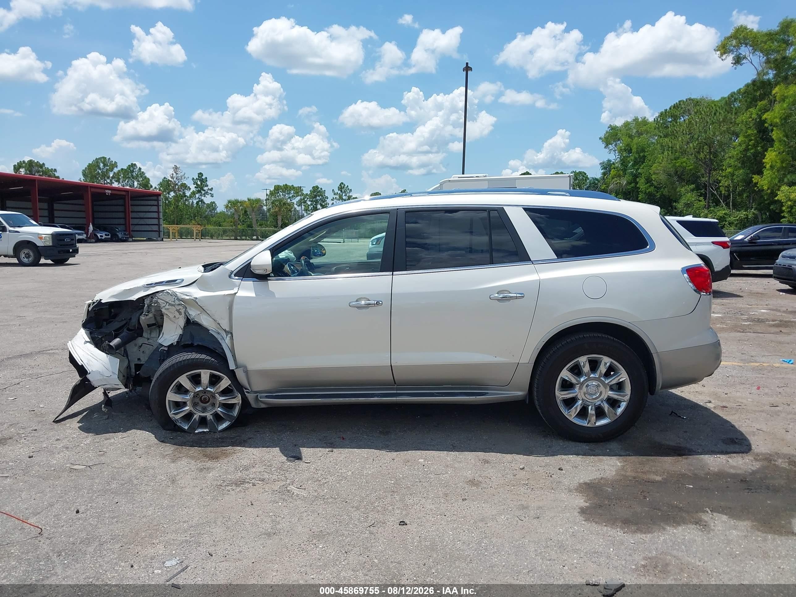 2011 Buick Enclave 1xl Cream vin: 5GAKRBED9BJ255007