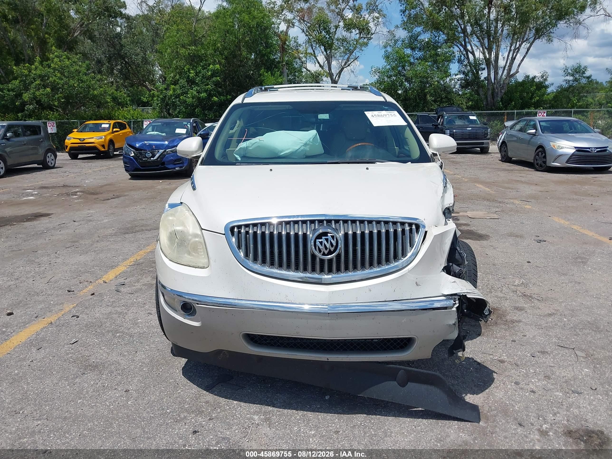 2011 Buick Enclave 1xl Cream vin: 5GAKRBED9BJ255007