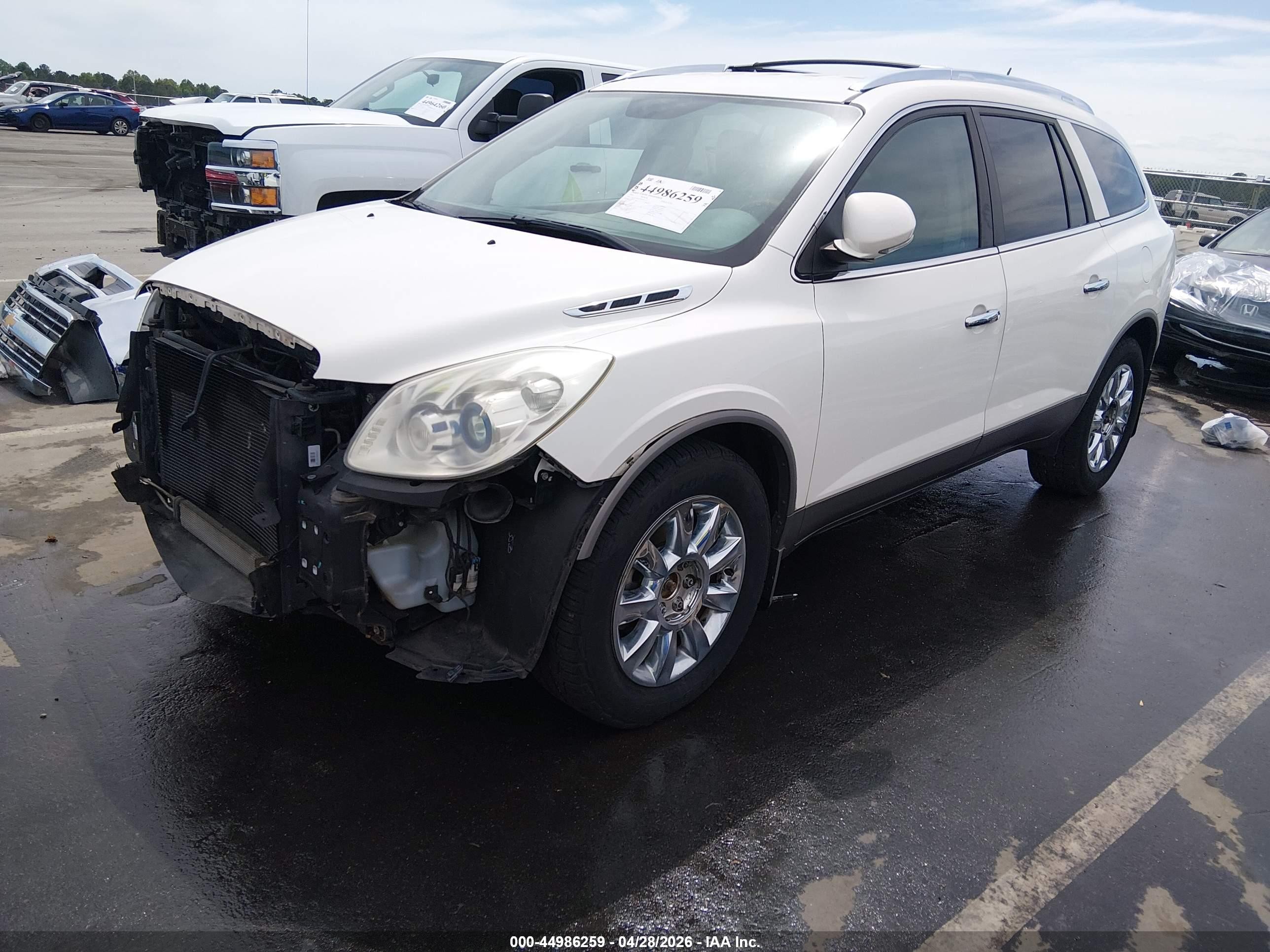 2011 Buick Enclave 1xl White vin: 5GAKRBED9BJ367712