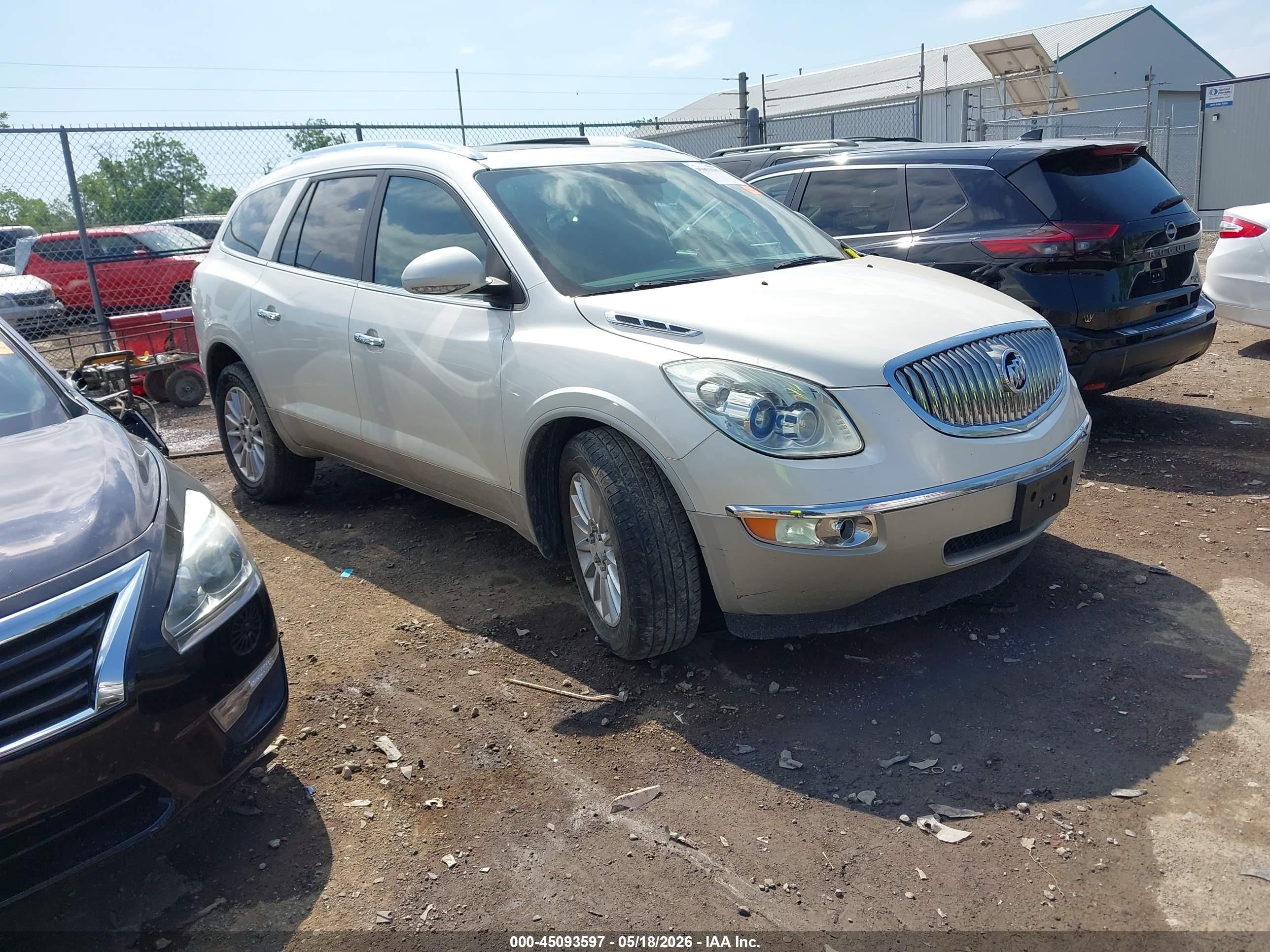 2011 Buick Enclave 1xl Cream vin: 5GAKRBED9BJ391265