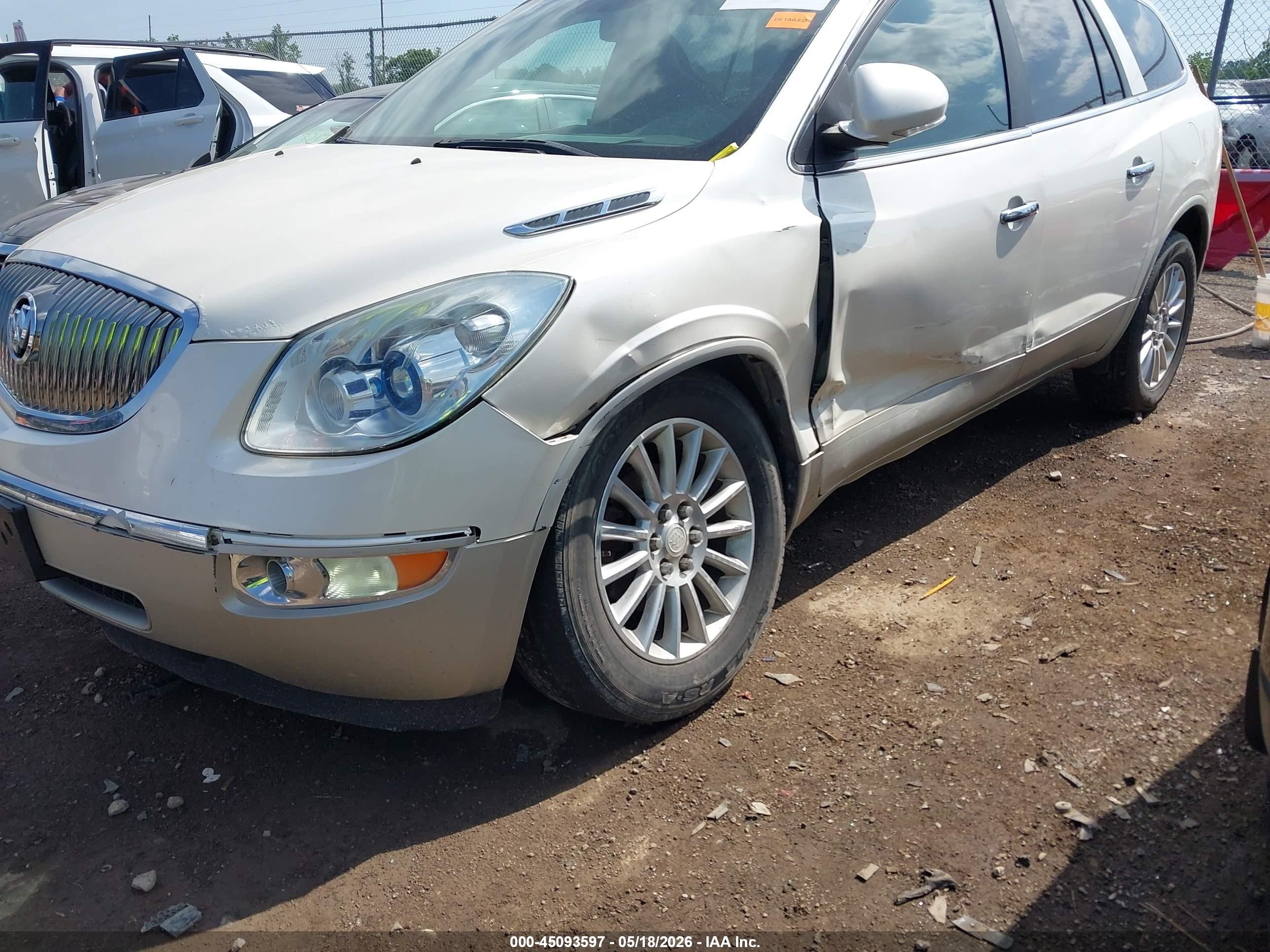 2011 Buick Enclave 1xl Cream vin: 5GAKRBED9BJ391265