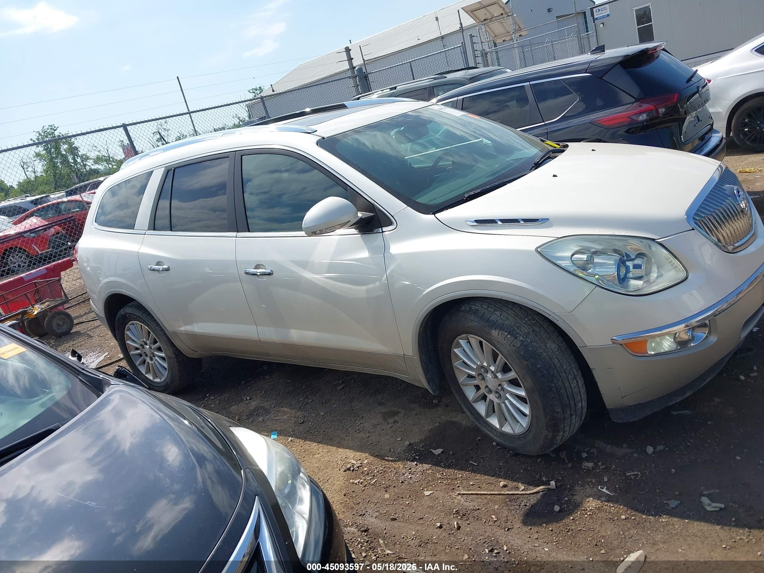 2011 Buick Enclave 1xl Cream vin: 5GAKRBED9BJ391265