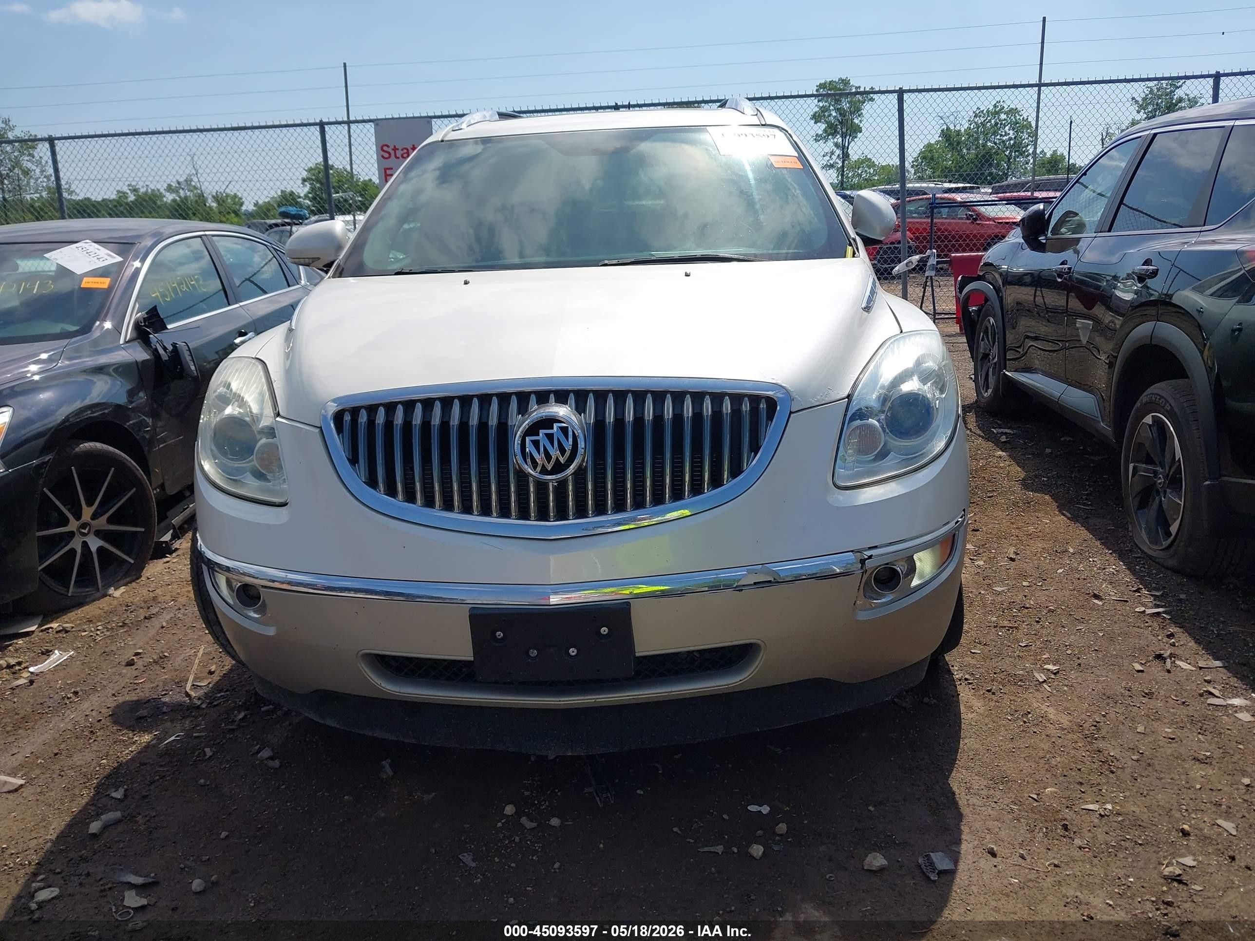 2011 Buick Enclave 1xl Cream vin: 5GAKRBED9BJ391265