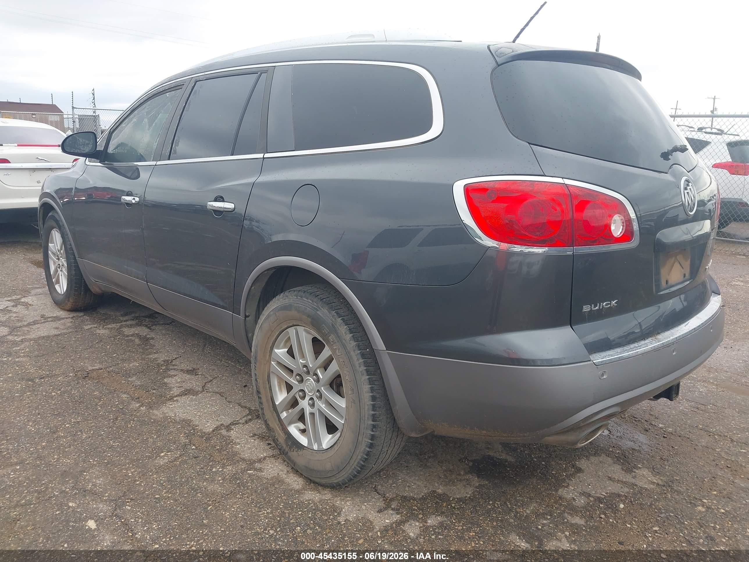 2012 Buick Enclave Convenience Gray vin: 5GAKRBED9CJ422256