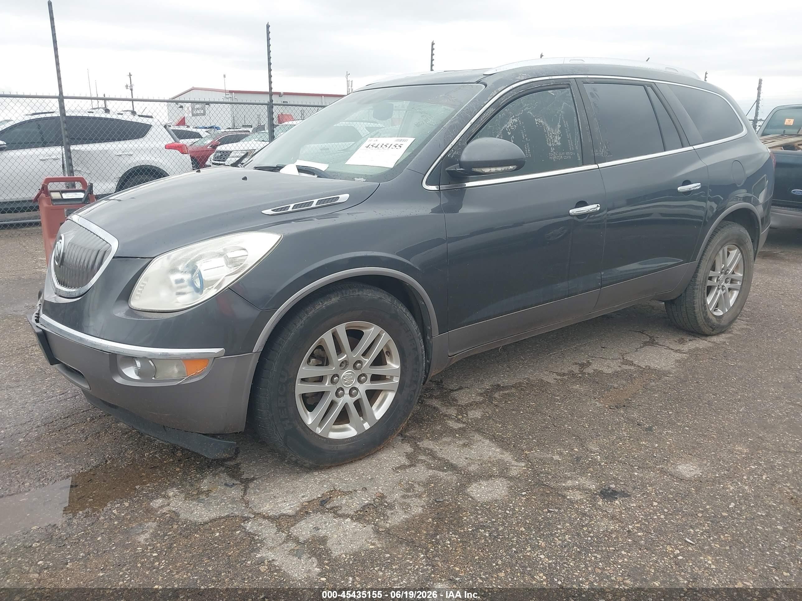 2012 Buick Enclave Convenience Gray vin: 5GAKRBED9CJ422256