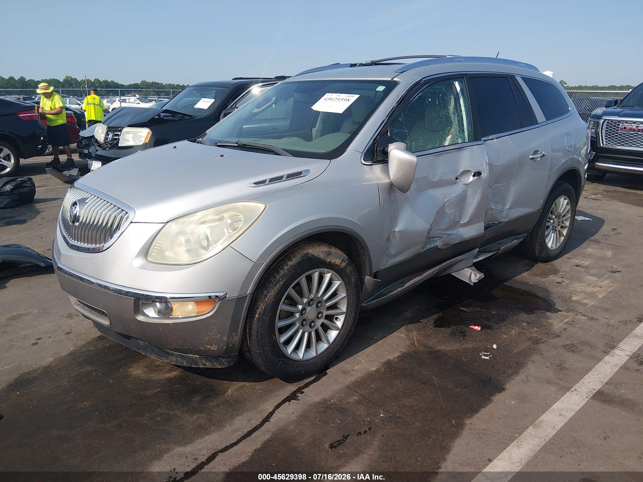 2011 Buick Enclave 1xl Silver vin: 5GAKRBEDXBJ345945