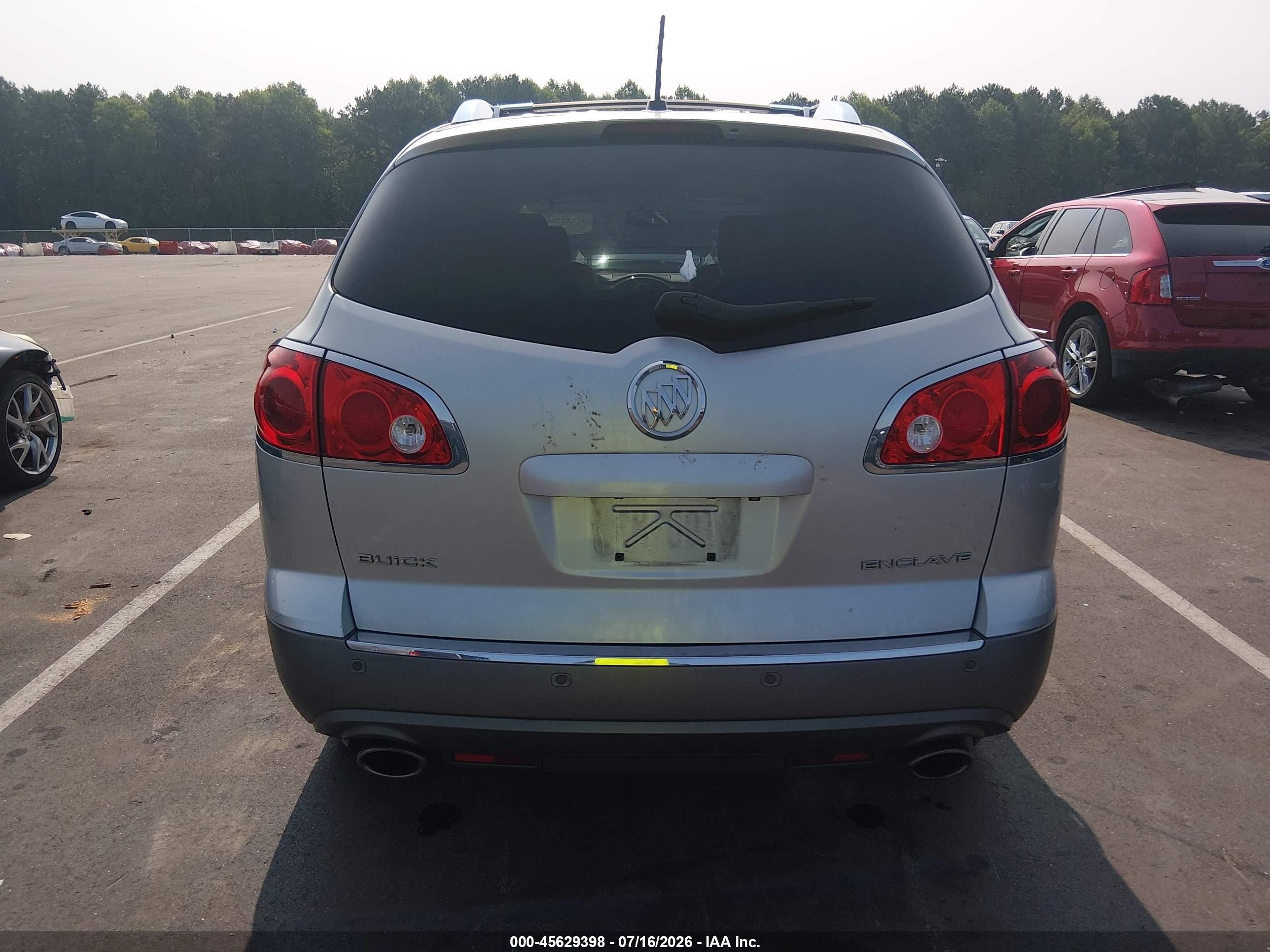 2011 Buick Enclave 1xl Silver vin: 5GAKRBEDXBJ345945