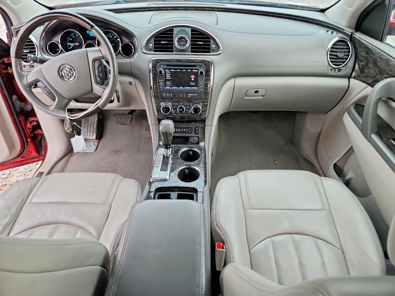 2014 Buick Enclave Красный vin: 5GAKRBKD0EJ106686