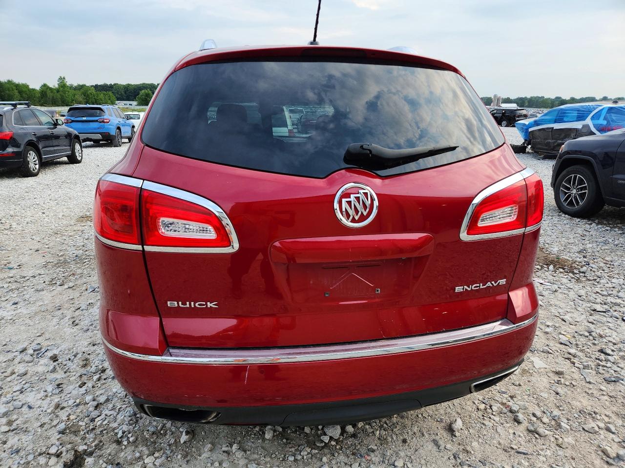 2014 Buick Enclave Красный vin: 5GAKRBKD0EJ106686
