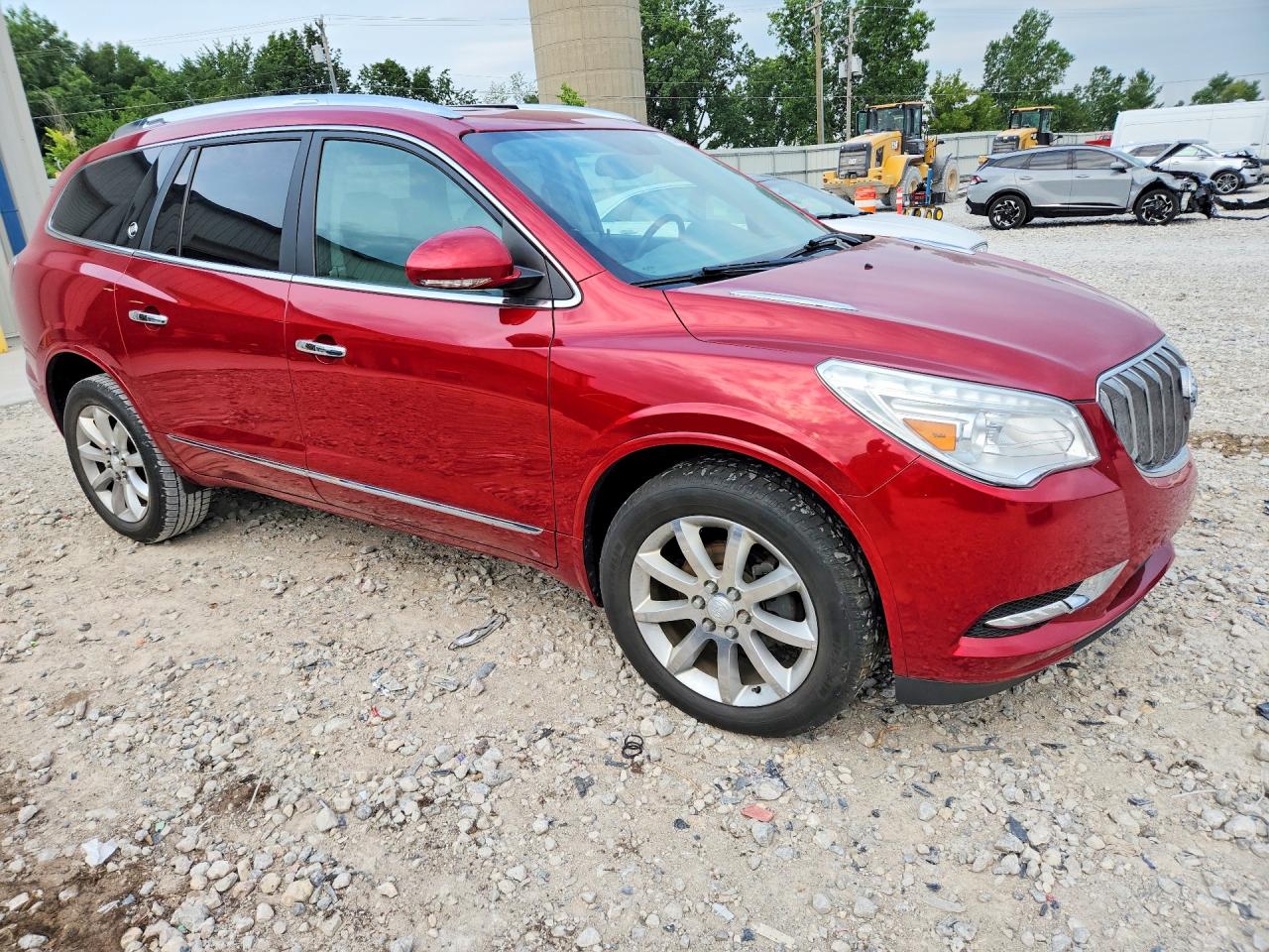 2014 Buick Enclave Красный vin: 5GAKRBKD0EJ106686