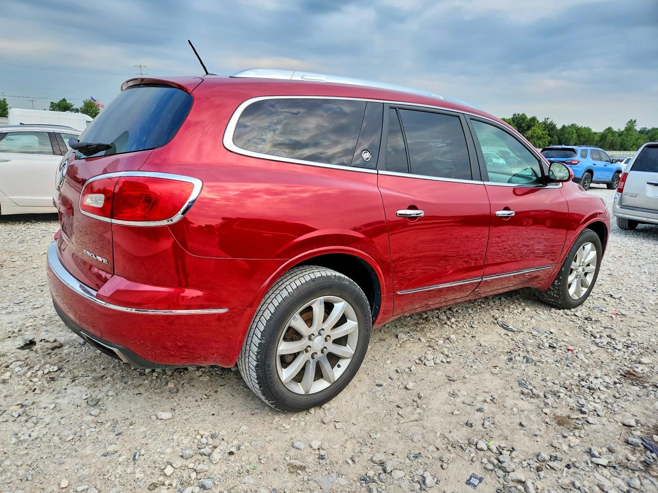 2014 Buick Enclave Красный vin: 5GAKRBKD0EJ106686