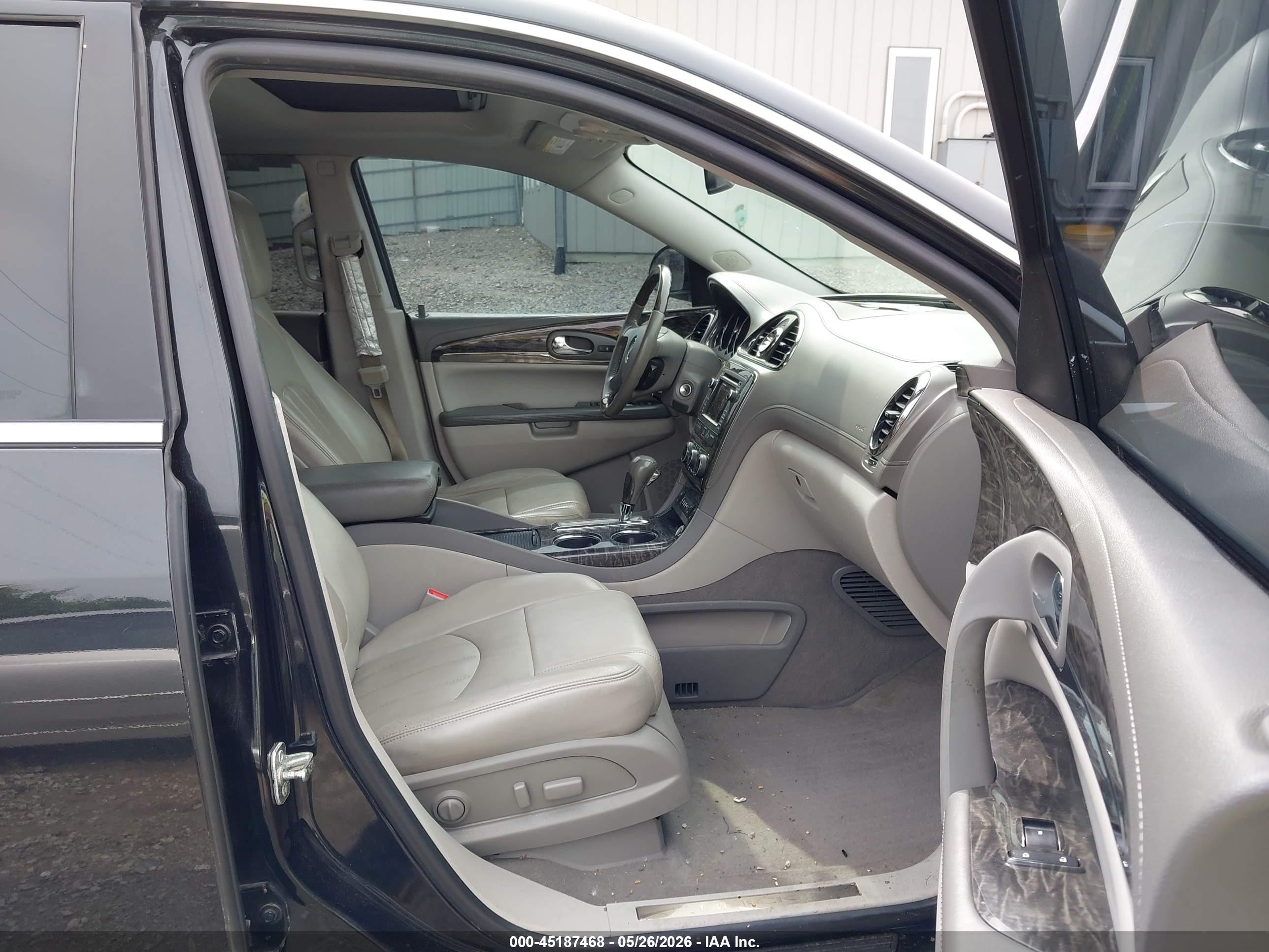 2014 Buick Enclave Leather Black vin: 5GAKRBKD0EJ120183