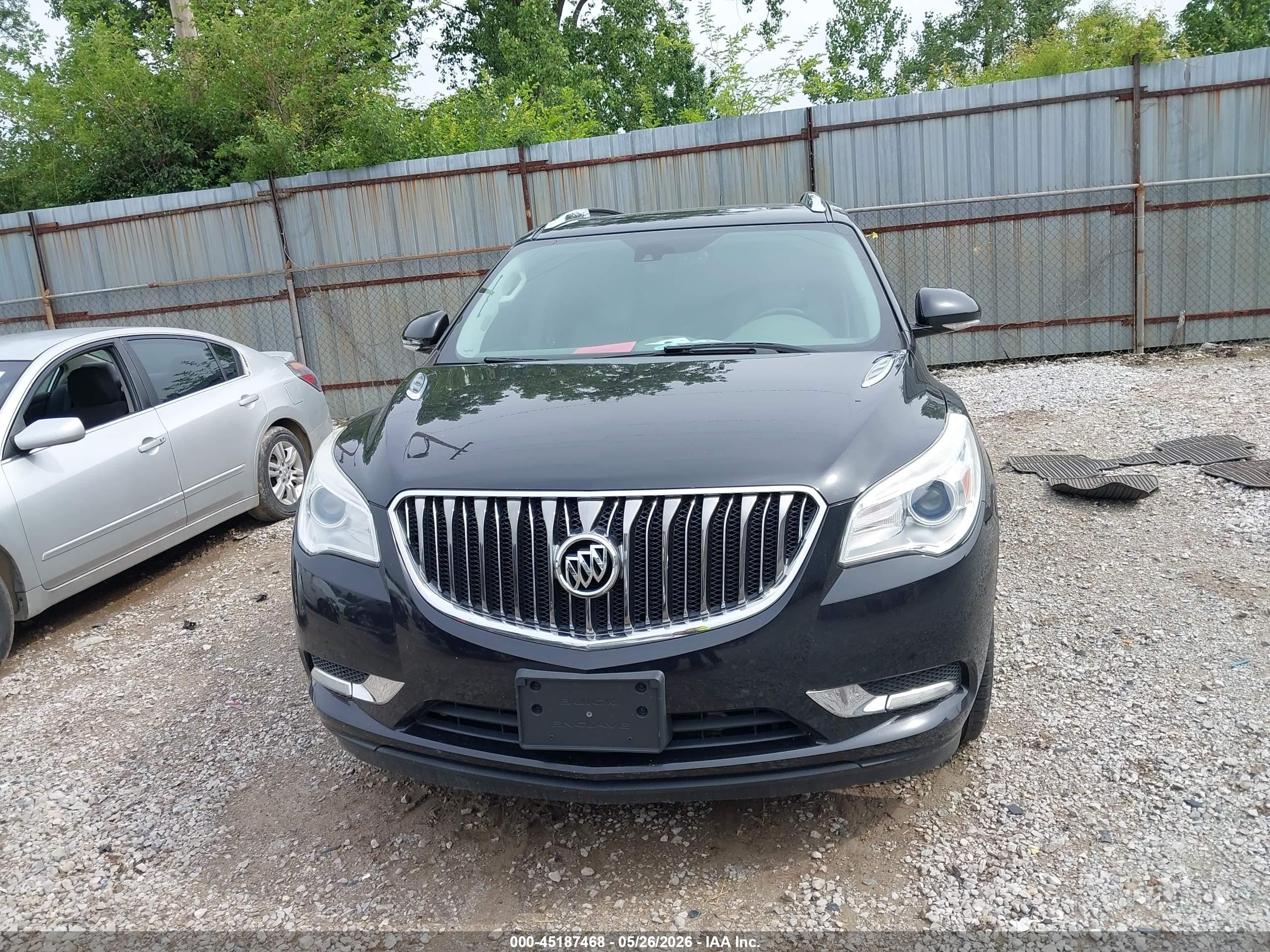 2014 Buick Enclave Leather Black vin: 5GAKRBKD0EJ120183
