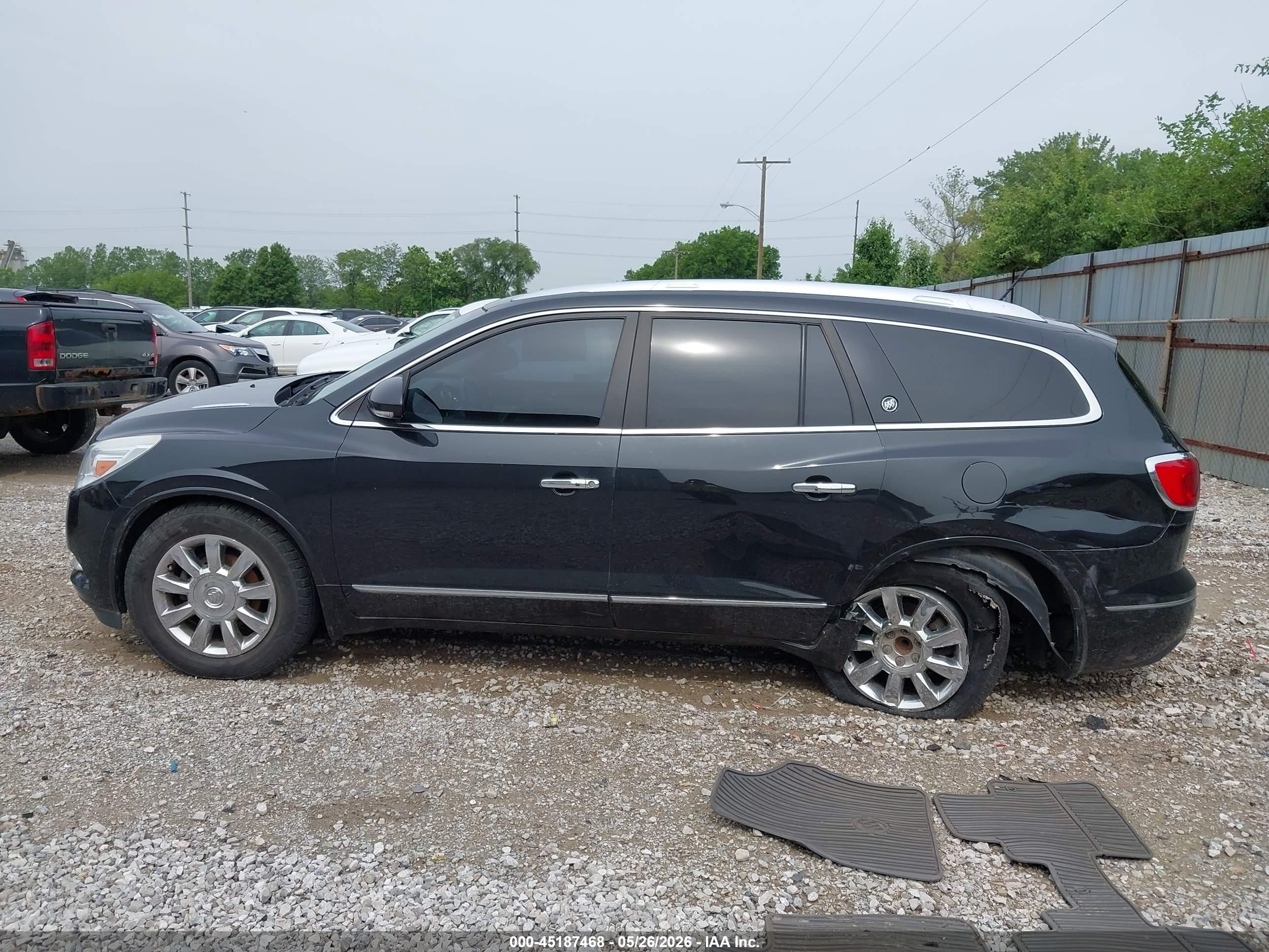 2014 Buick Enclave Leather Black vin: 5GAKRBKD0EJ120183