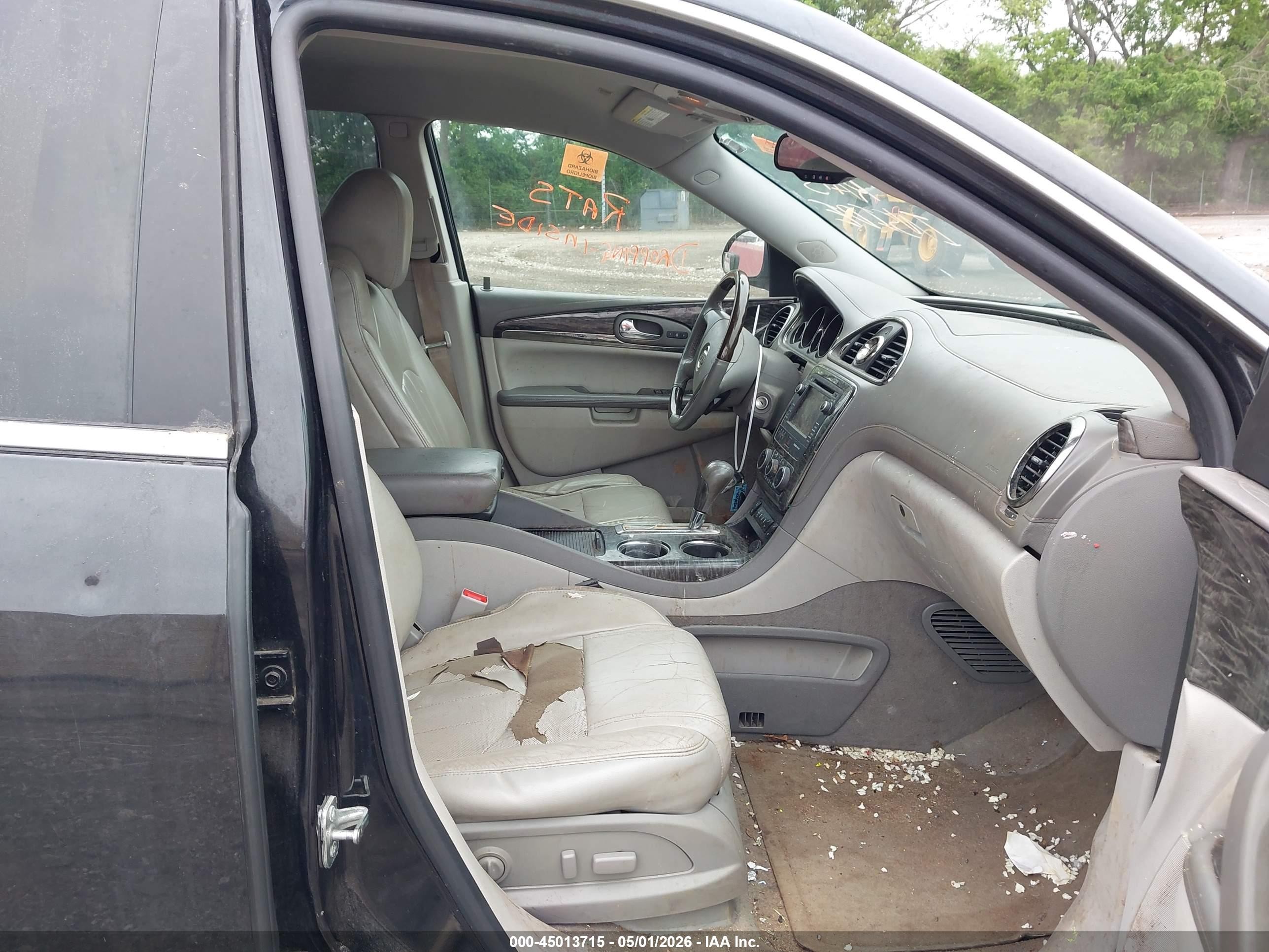 2014 Buick Enclave Leather Black vin: 5GAKRBKD0EJ145455